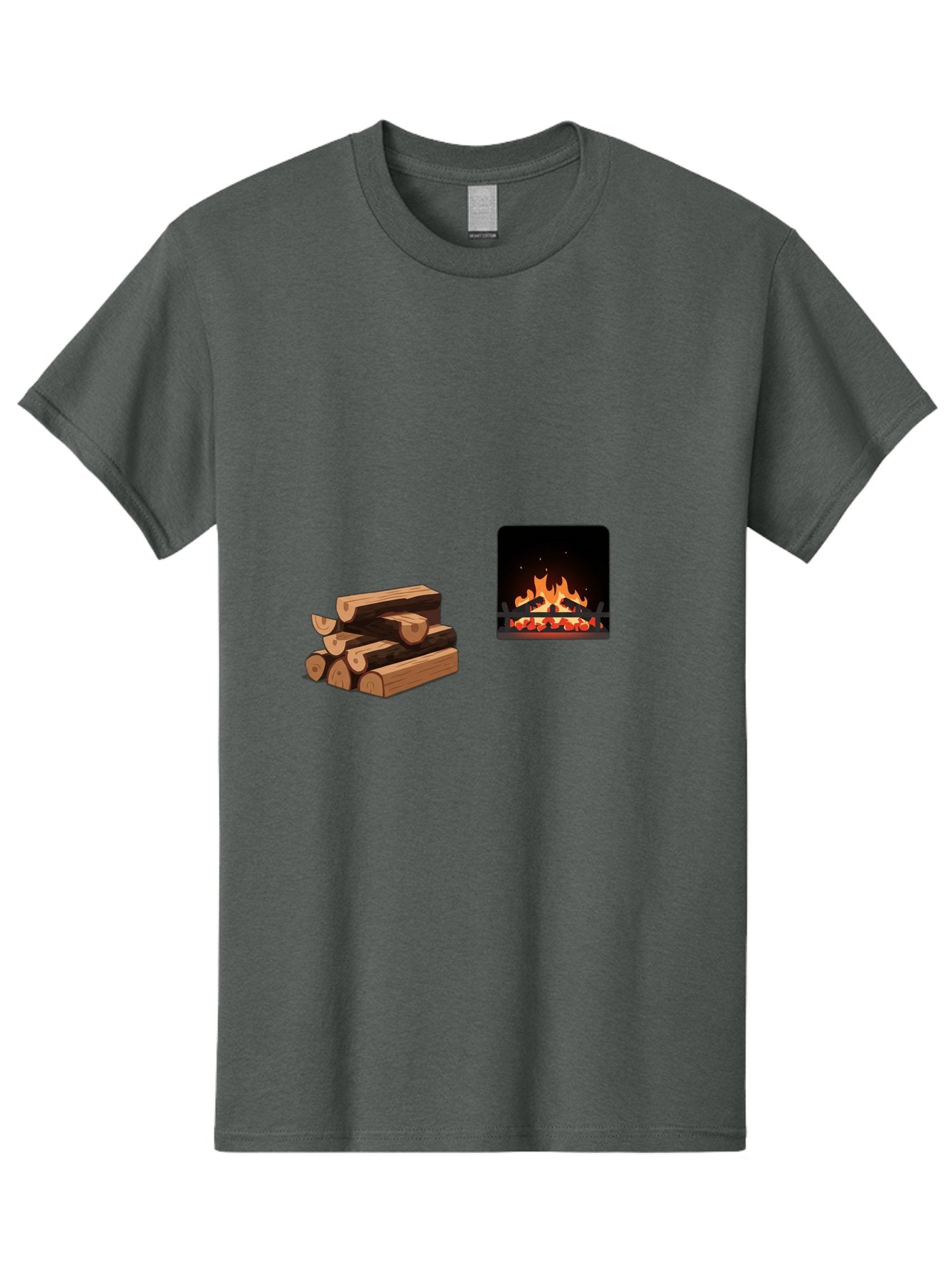 Fireplace-And-Logs Men'S Graphic Tee, 100% Cotton, Comfortable Casual Summer Wear, Machine Washable, Vintage Camera, Old Camera, Antique Camera, Black Camera, Classic Photography, Photography Equipment, Nostalgic Device, Film Camera, Bak547 7