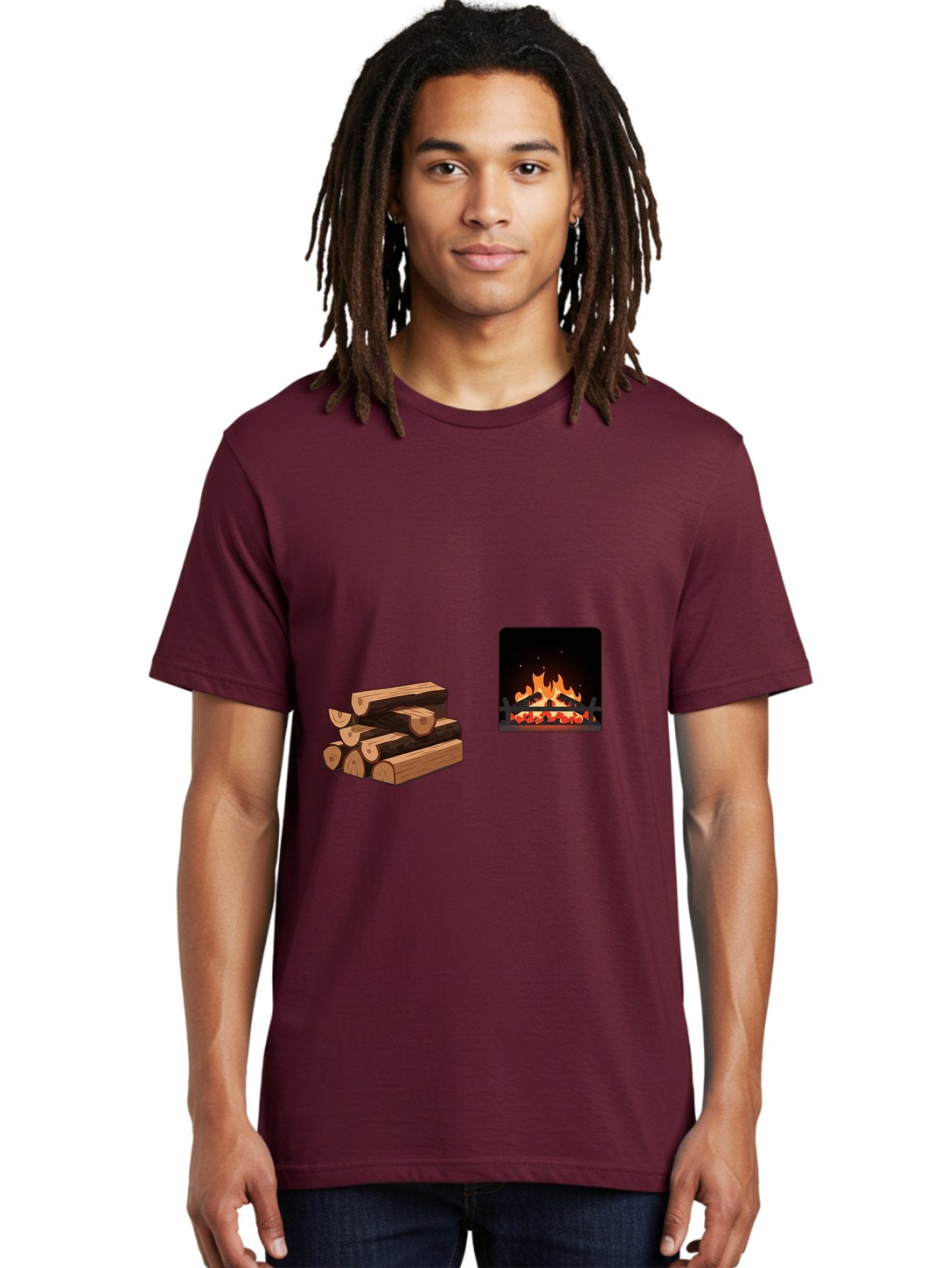 Fireplace-And-Logs Men'S Graphic Tee, 100% Cotton, Comfortable Casual Summer Wear, Machine Washable, Vintage Camera, Old Camera, Antique Camera, Black Camera, Classic Photography, Photography Equipment, Nostalgic Device, Film Camera, Bak547 27