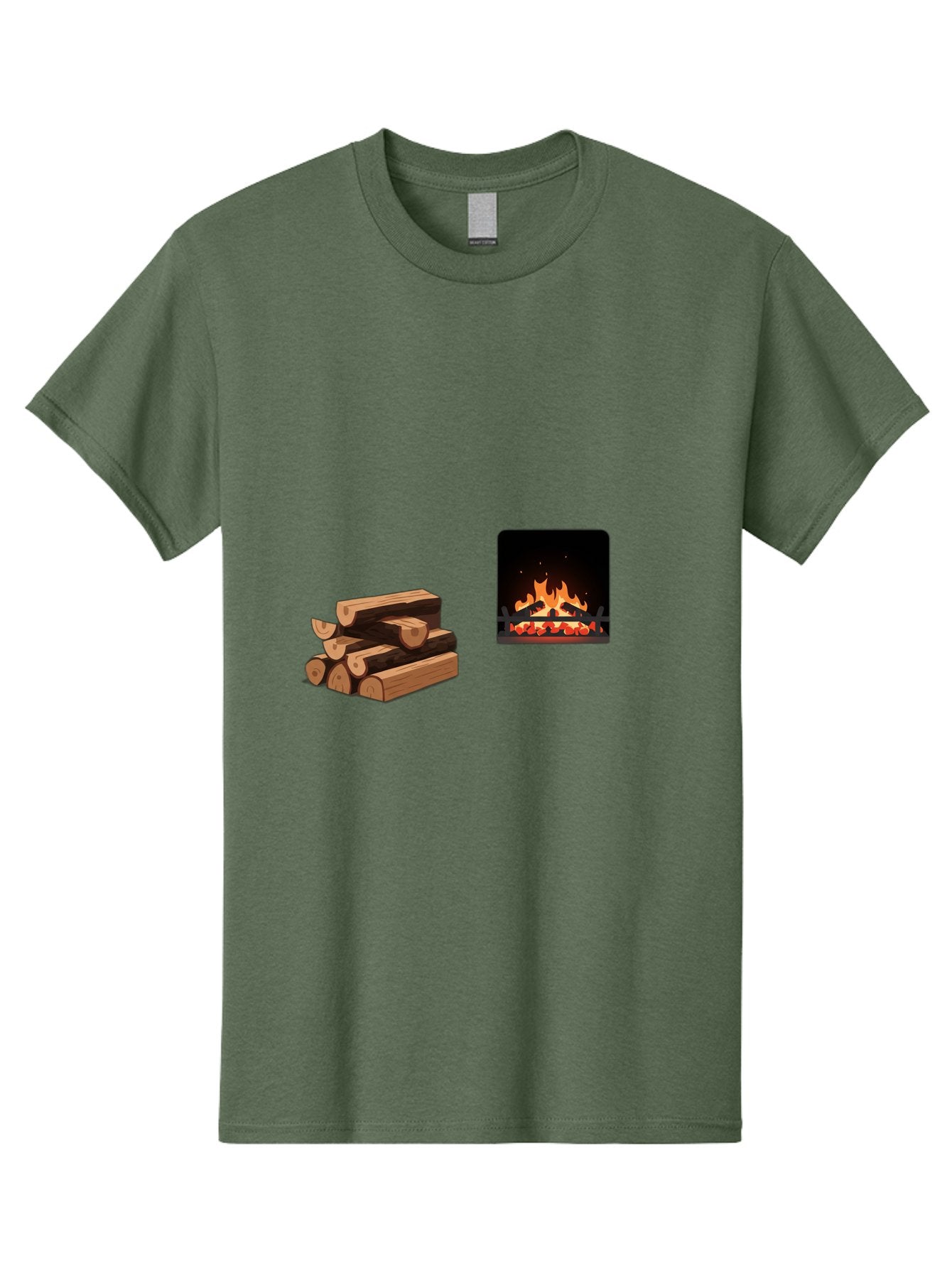 Fireplace-And-Logs Men'S Graphic Tee, 100% Cotton, Comfortable Casual Summer Wear, Machine Washable, Vintage Camera, Old Camera, Antique Camera, Black Camera, Classic Photography, Photography Equipment, Nostalgic Device, Film Camera, Bak547 8