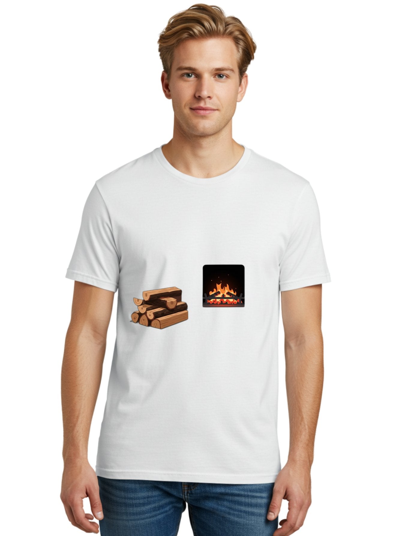 Fireplace-And-Logs Men'S Graphic Tee, 100% Cotton, Comfortable Casual Summer Wear, Machine Washable, Vintage Camera, Old Camera, Antique Camera, Black Camera, Classic Photography, Photography Equipment, Nostalgic Device, Film Camera, Bak547 29