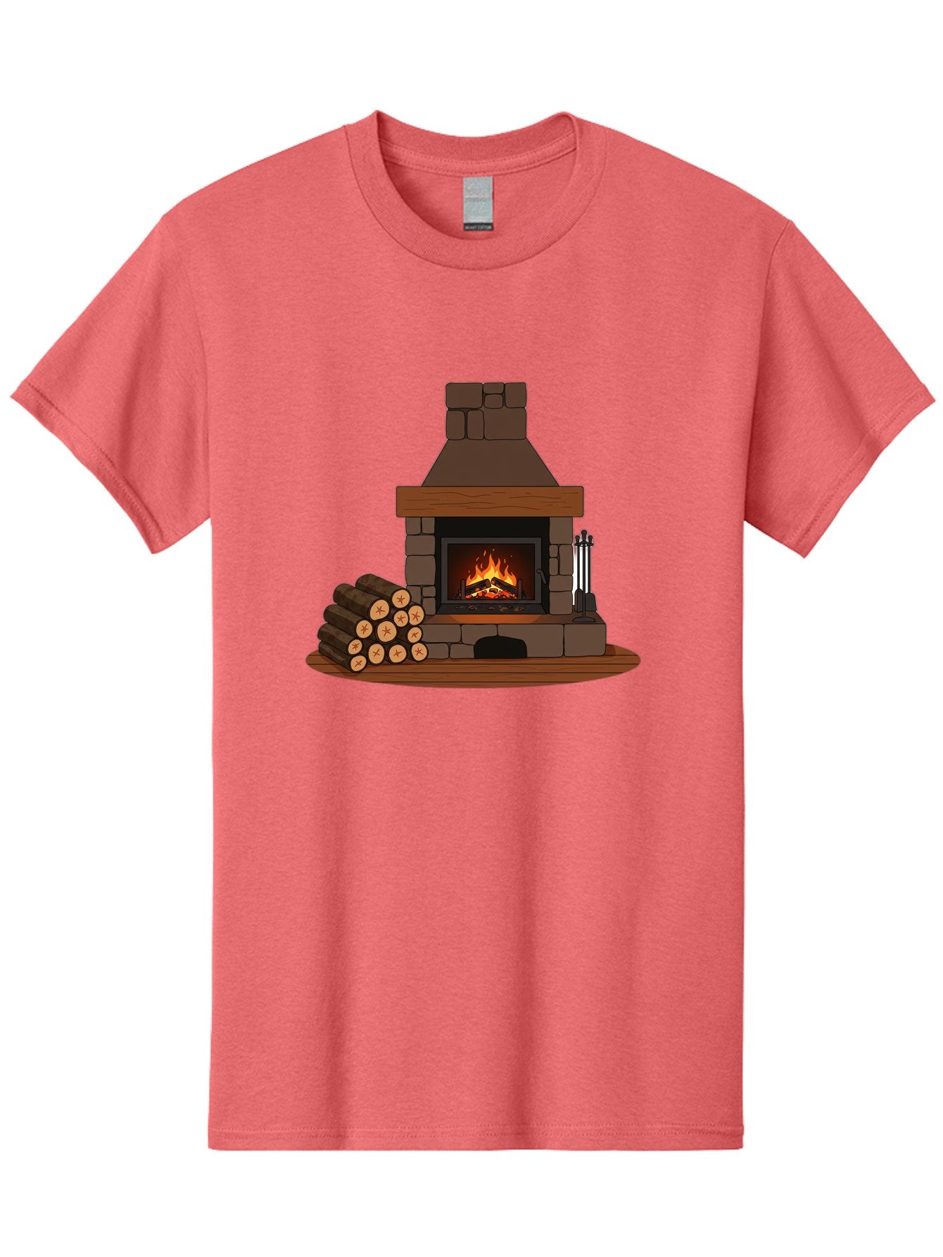 Fireplace-With-Fire Men'S Graphic Tee, 100% Cotton, Comfortable Casual Summer Wear, Machine Washable, Vintage Camera, Old Camera, Antique Camera, Black Camera, Classic Photography, Photography Equipment, Nostalgic Device, Film Camera, Bak548 10