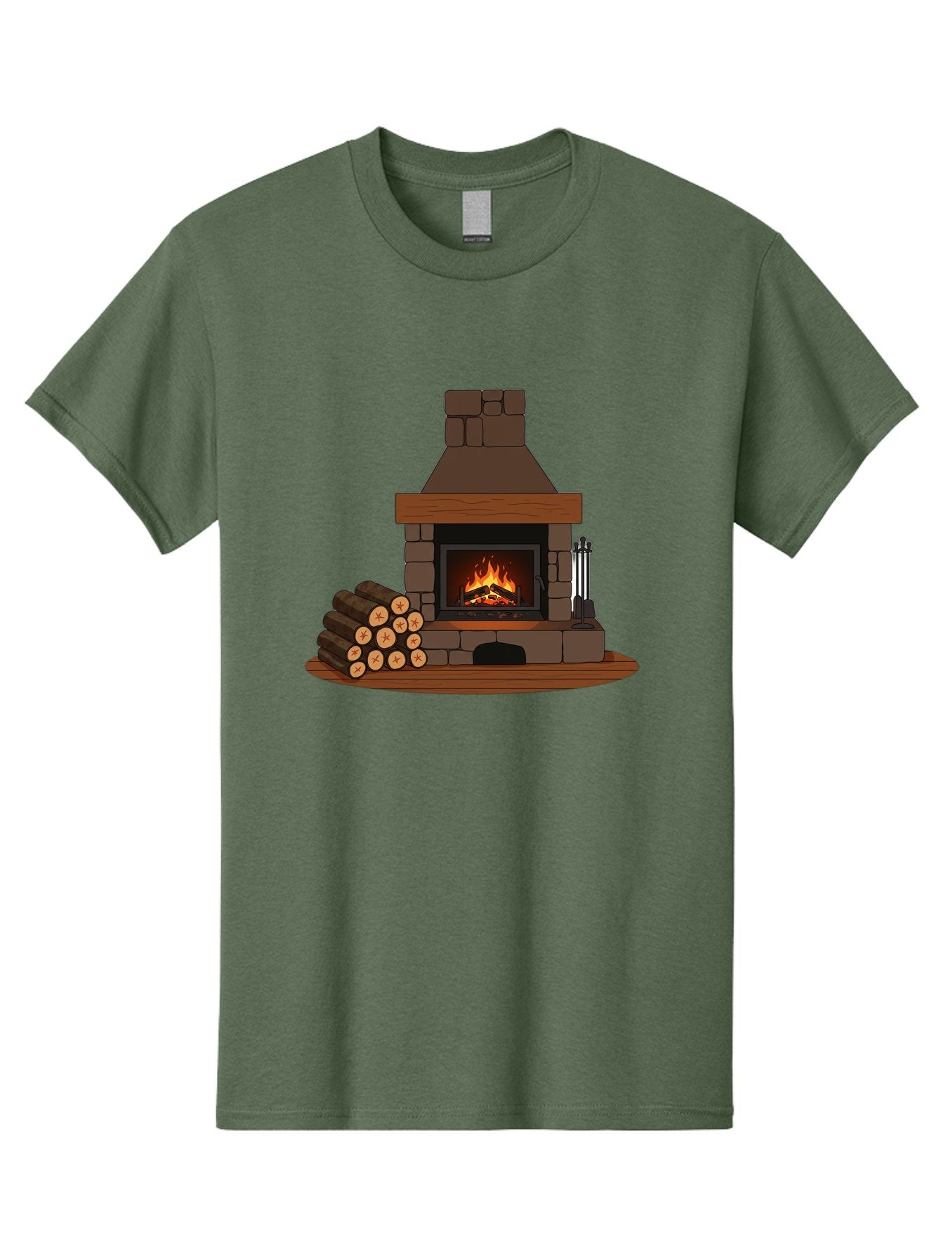 Fireplace-With-Fire Men'S Graphic Tee, 100% Cotton, Comfortable Casual Summer Wear, Machine Washable, Vintage Camera, Old Camera, Antique Camera, Black Camera, Classic Photography, Photography Equipment, Nostalgic Device, Film Camera, Bak548 14