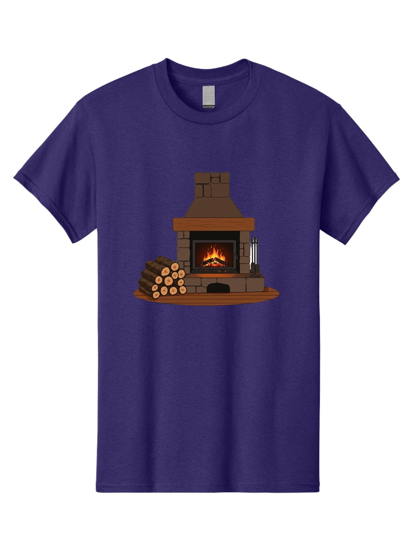 Fireplace-With-Fire Men'S Graphic Tee, 100% Cotton, Comfortable Casual Summer Wear, Machine Washable, Vintage Camera, Old Camera, Antique Camera, Black Camera, Classic Photography, Photography Equipment, Nostalgic Device, Film Camera, Bak548