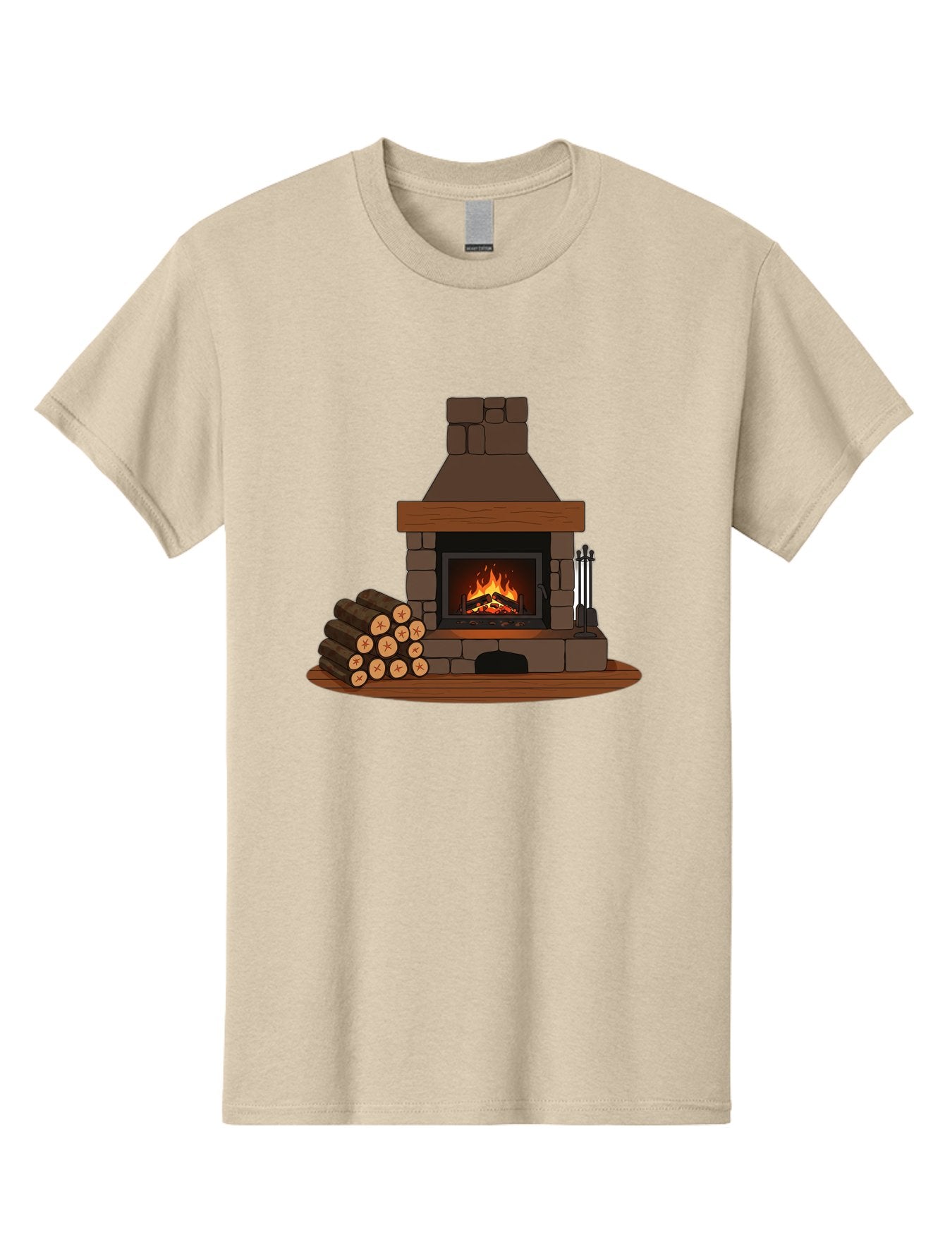 Fireplace-With-Fire Men'S Graphic Tee, 100% Cotton, Comfortable Casual Summer Wear, Machine Washable, Vintage Camera, Old Camera, Antique Camera, Black Camera, Classic Photography, Photography Equipment, Nostalgic Device, Film Camera, Bak548 6