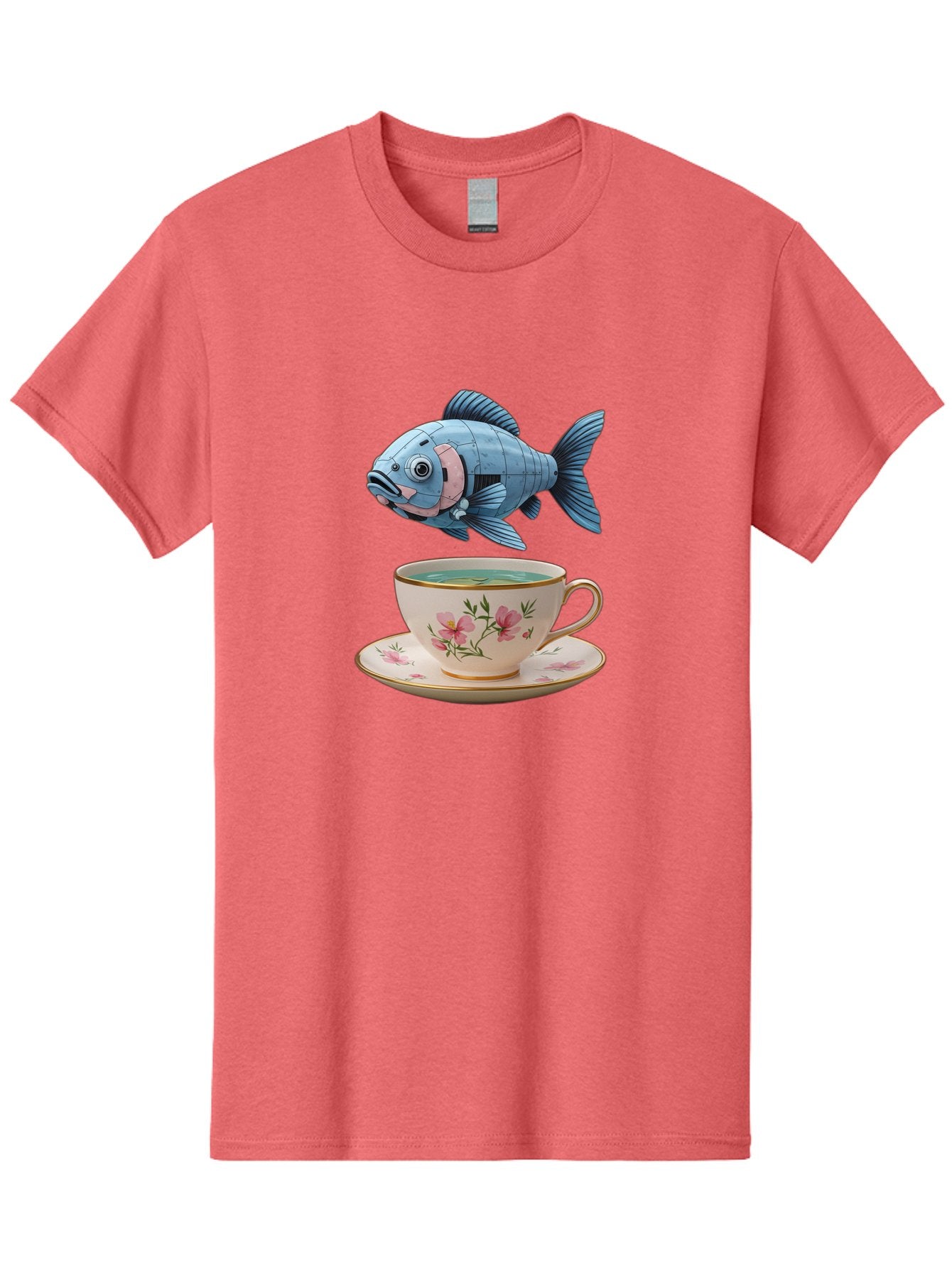 Fish-In-Tea-Cup-1 Men'S Graphic Tee, 100% Cotton, Comfortable Casual Summer Wear, Machine Washable, Vintage Camera, Old Camera, Antique Camera, Black Camera, Classic Photography, Photography Equipment, Nostalgic Device, Film Camera, Camera Art Bak552 9