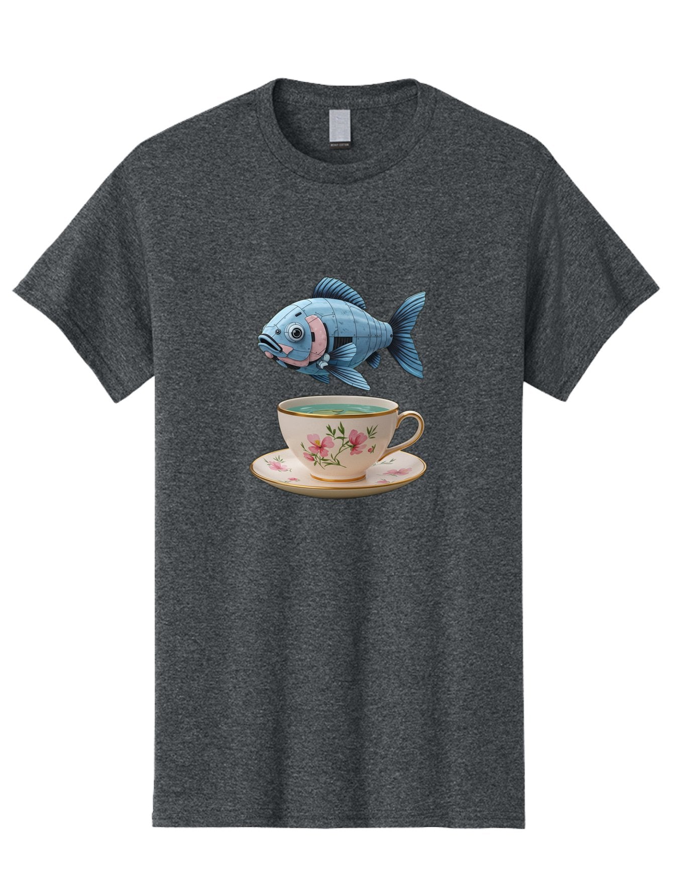 Fish-In-Tea-Cup-1 Men'S Graphic Tee, 100% Cotton, Comfortable Casual Summer Wear, Machine Washable, Vintage Camera, Old Camera, Antique Camera, Black Camera, Classic Photography, Photography Equipment, Nostalgic Device, Film Camera, Camera Art Bak552 5