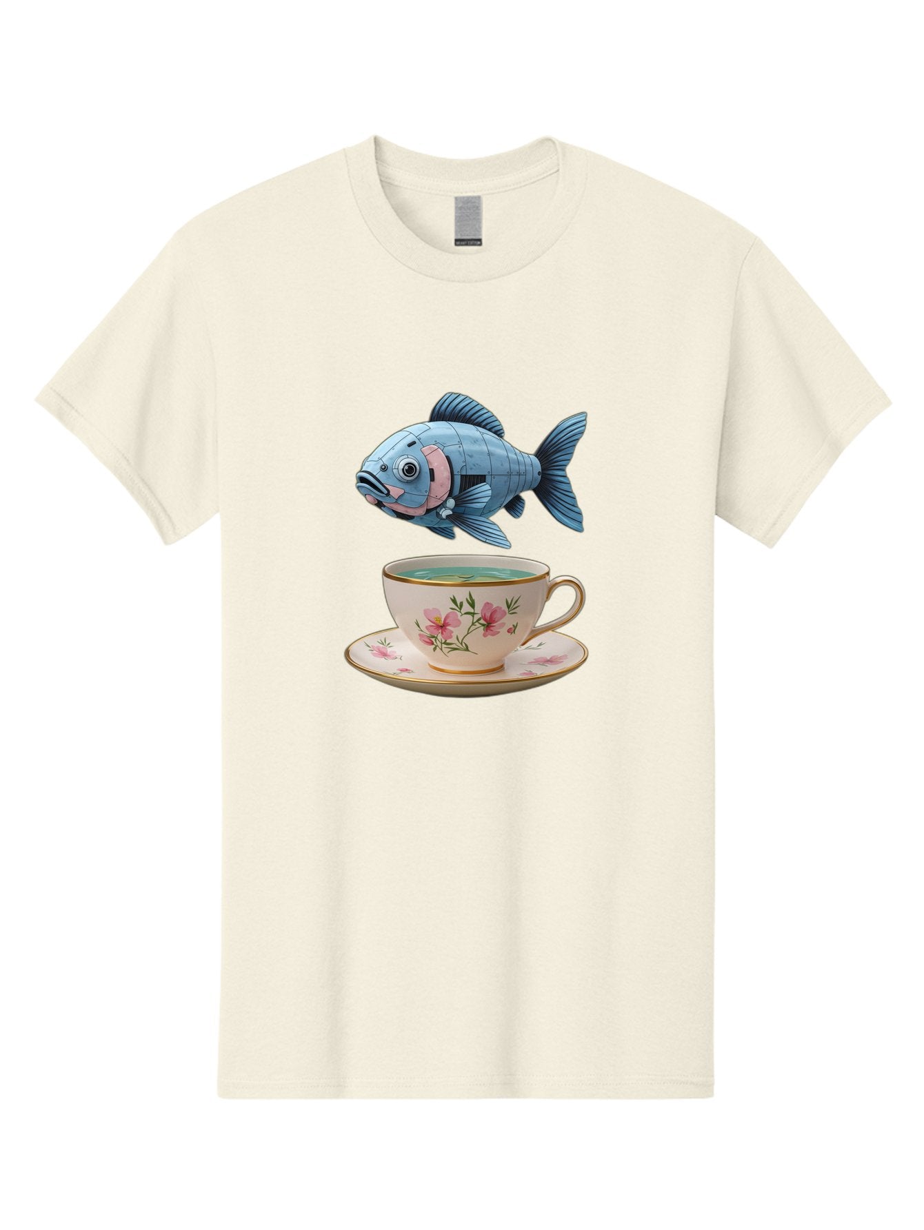 Fish-In-Tea-Cup-1 Men'S Graphic Tee, 100% Cotton, Comfortable Casual Summer Wear, Machine Washable, Vintage Camera, Old Camera, Antique Camera, Black Camera, Classic Photography, Photography Equipment, Nostalgic Device, Film Camera, Camera Art Bak552 15