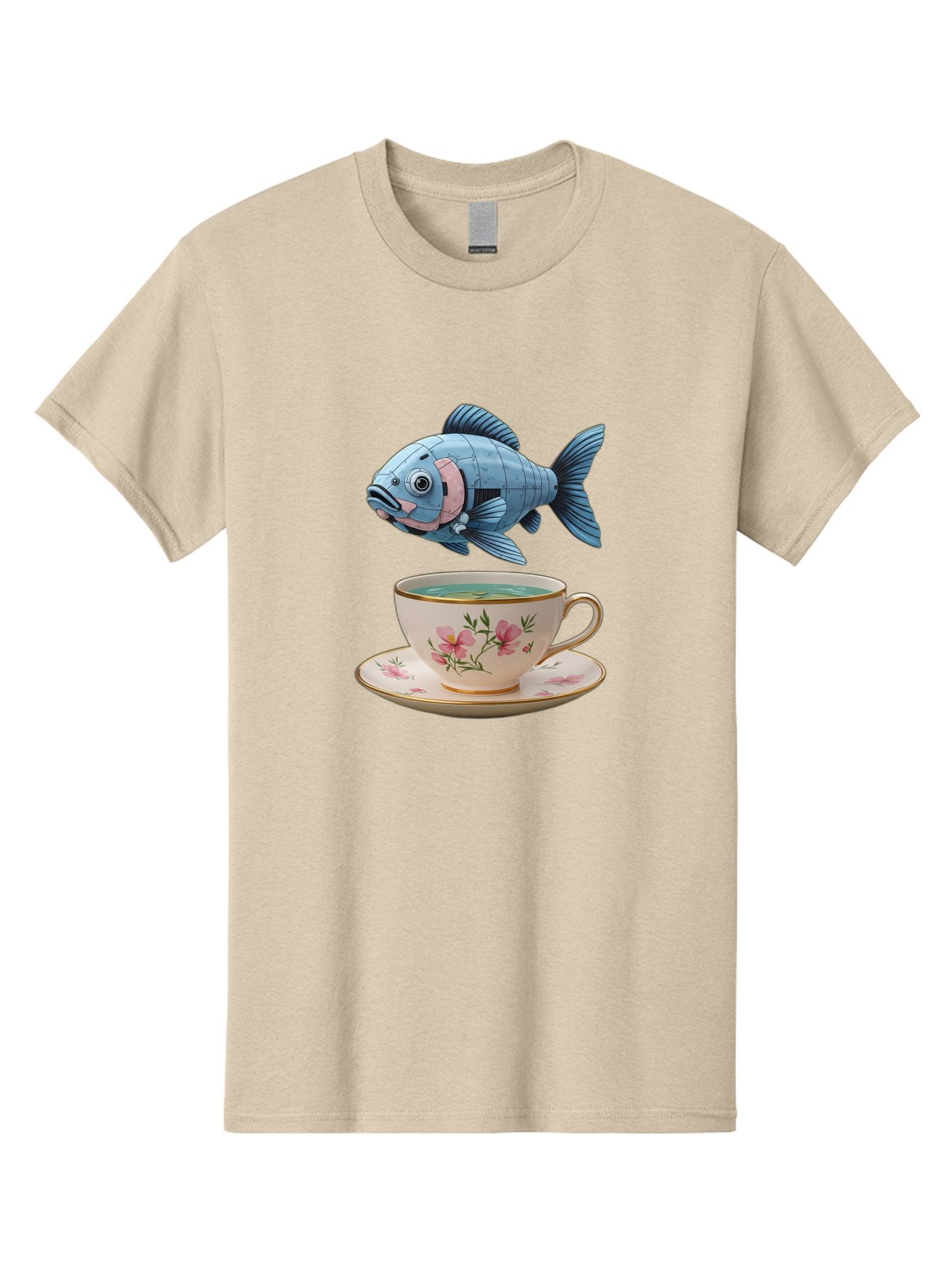 Fish-In-Tea-Cup-1 Men'S Graphic Tee, 100% Cotton, Comfortable Casual Summer Wear, Machine Washable, Vintage Camera, Old Camera, Antique Camera, Black Camera, Classic Photography, Photography Equipment, Nostalgic Device, Film Camera, Camera Art Bak552 6