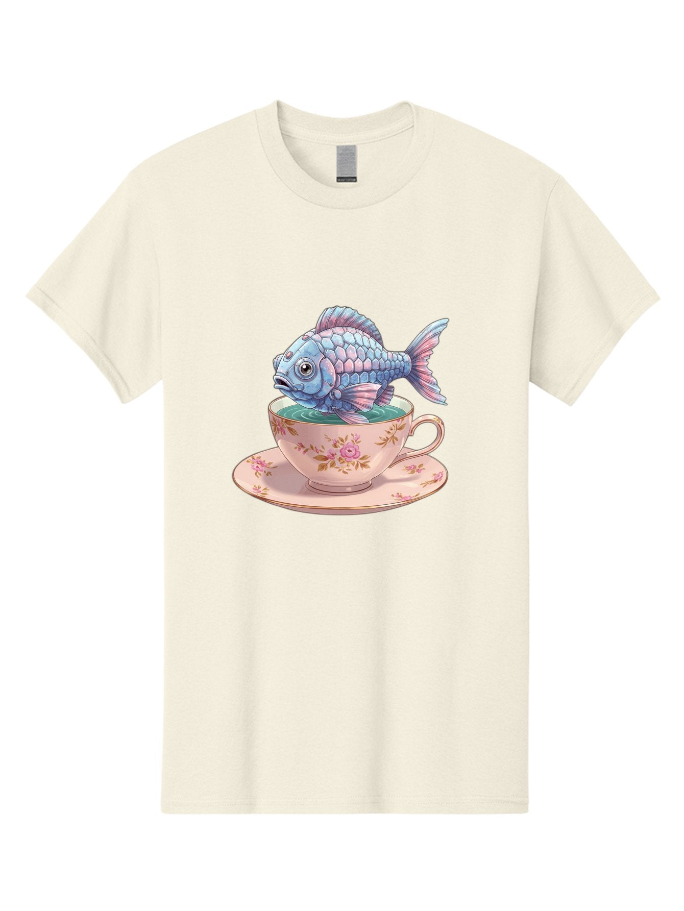 Fish-In-Teacup-2 Men'S Graphic Tee, 100% Cotton, Comfortable Casual Summer Wear, Machine Washable, Vintage Camera, Old Camera, Antique Camera, Black Camera, Classic Photography, Photography Equipment, Nostalgic Device, Film Camera, Camera Art Bak555 5
