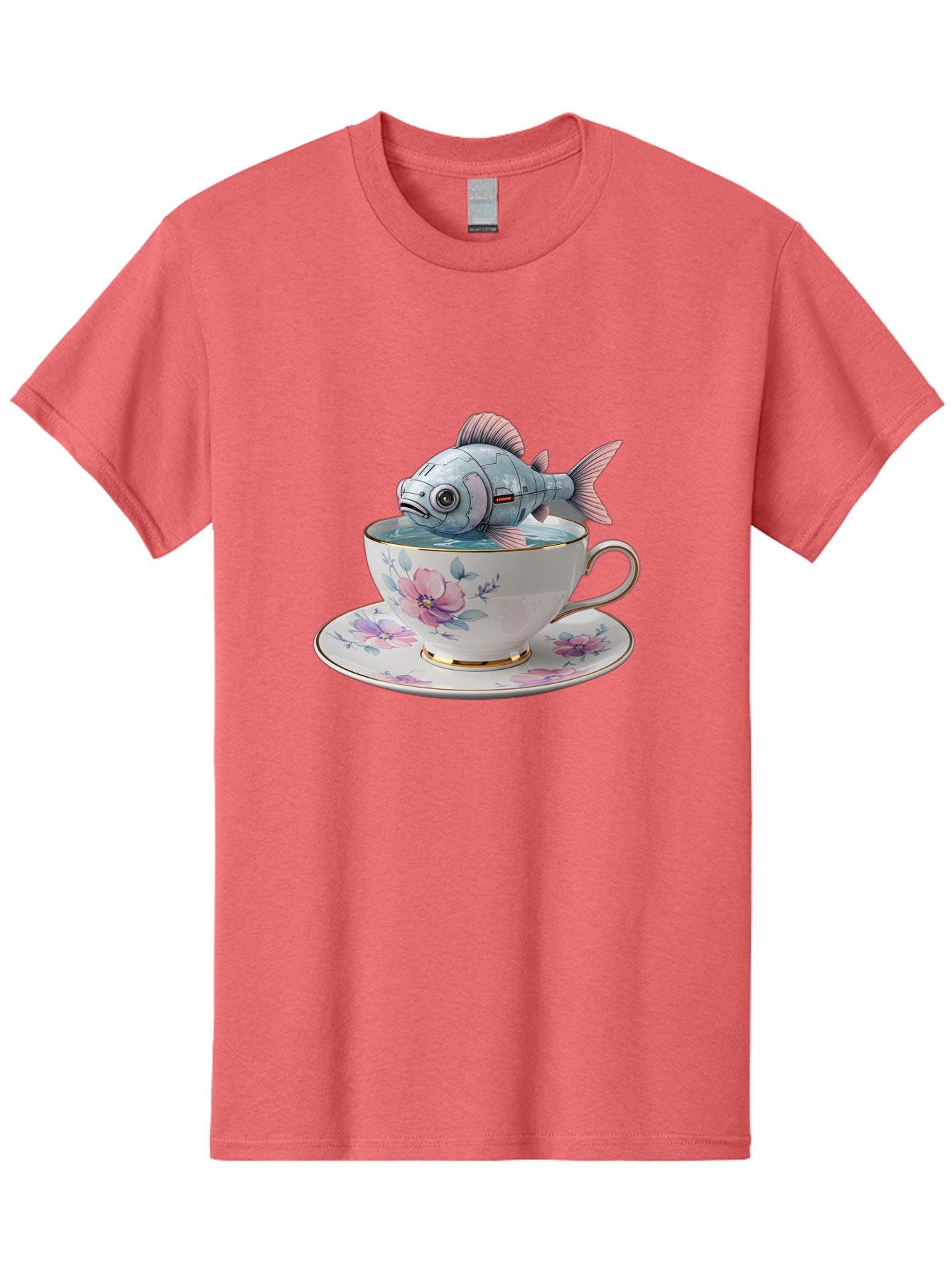 Fish-In-Teacup-3 Men'S Graphic Tee, 100% Cotton, Comfortable Casual Summer Wear, Machine Washable, Vintage Camera, Old Camera, Antique Camera, Black Camera, Classic Photography, Photography Equipment, Nostalgic Device, Film Camera, Camera Art Bak556 12