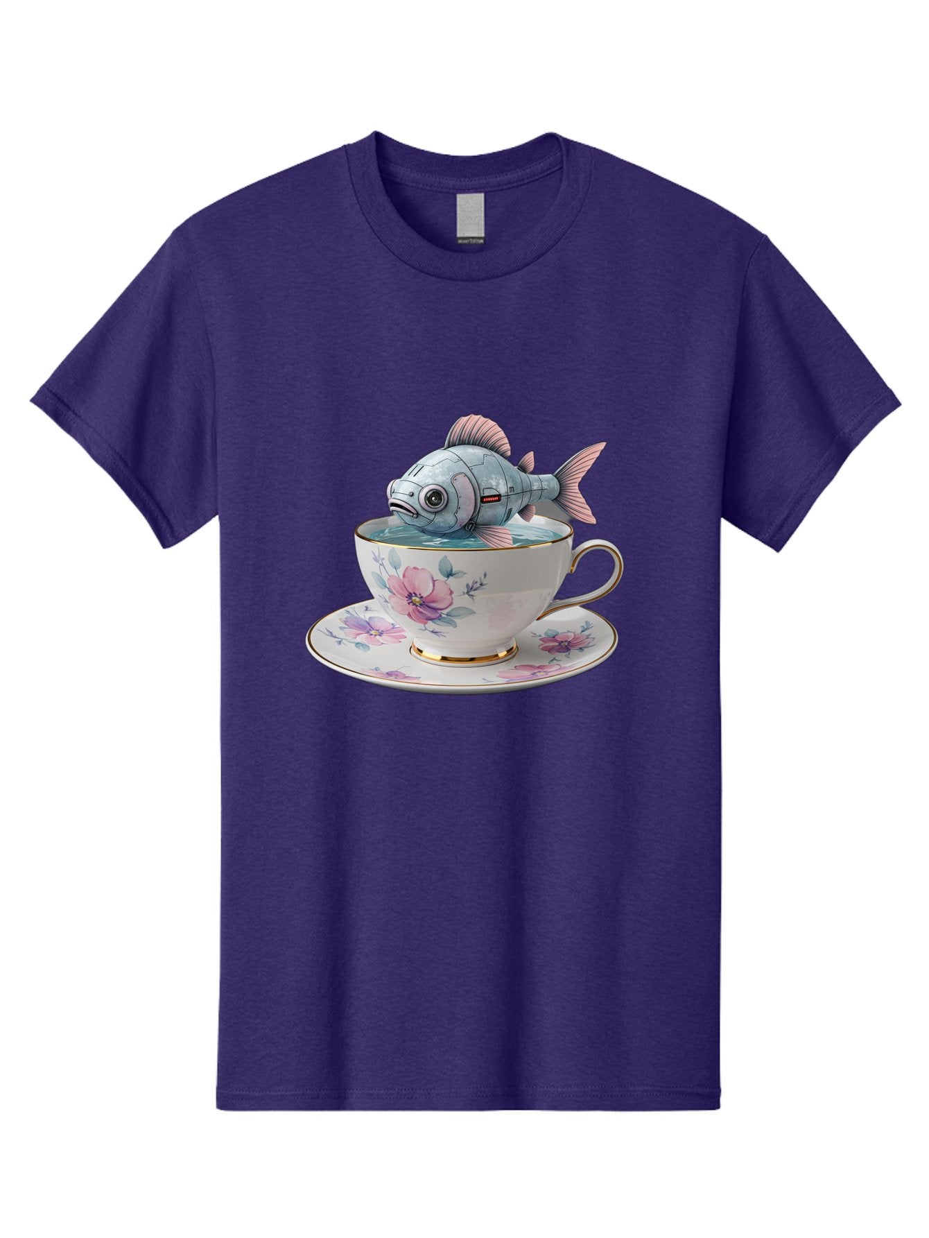 Fish-In-Teacup-3 Men'S Graphic Tee, 100% Cotton, Comfortable Casual Summer Wear, Machine Washable, Vintage Camera, Old Camera, Antique Camera, Black Camera, Classic Photography, Photography Equipment, Nostalgic Device, Film Camera, Camera Art Bak556 15