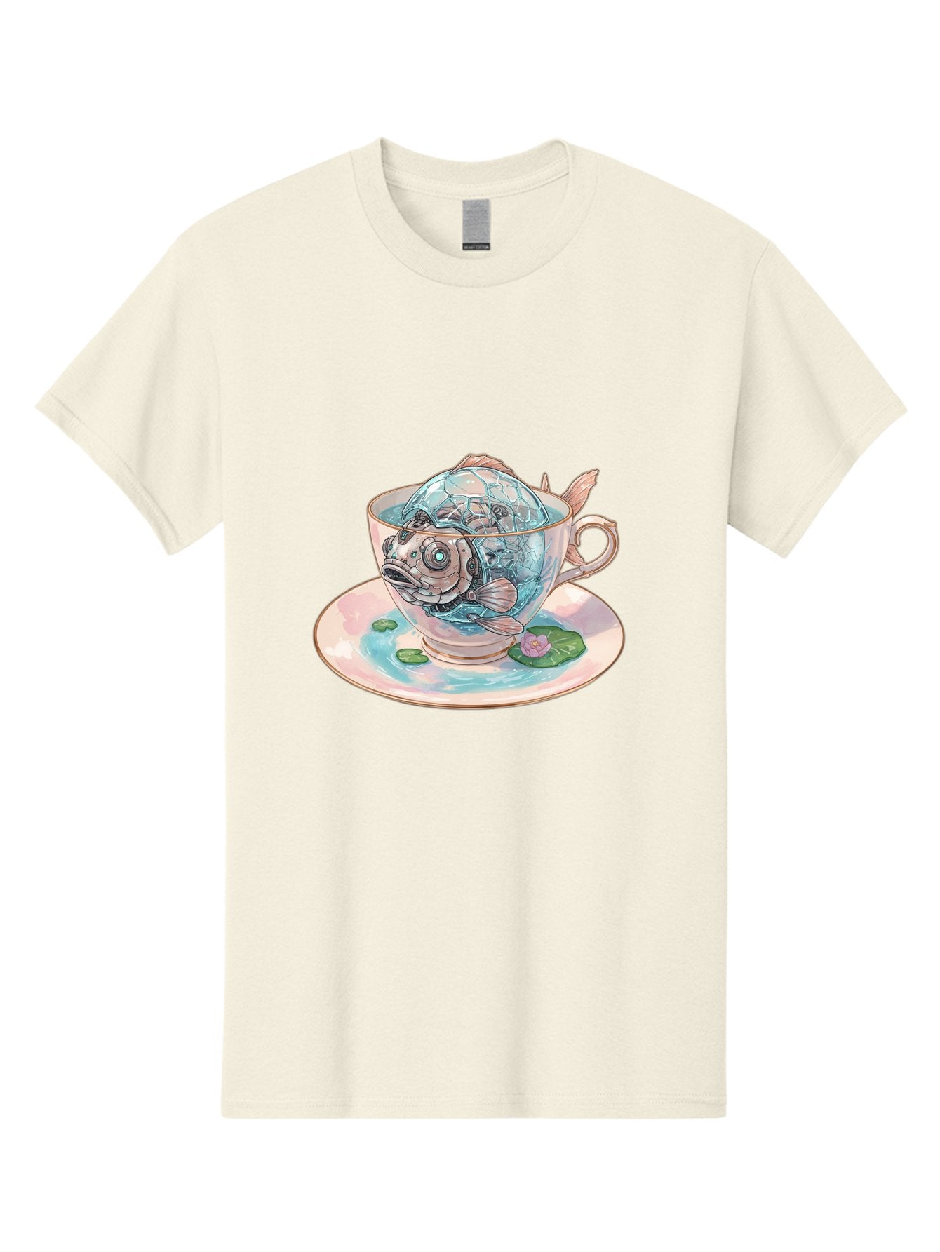 Fish-In-Teacup-4 Men'S Graphic Tee, 100% Cotton, Comfortable Casual Summer Wear, Machine Washable, Vintage Camera, Old Camera, Antique Camera, Black Camera, Classic Photography, Photography Equipment, Nostalgic Device, Film Camera, Camera Art Bak557 10
