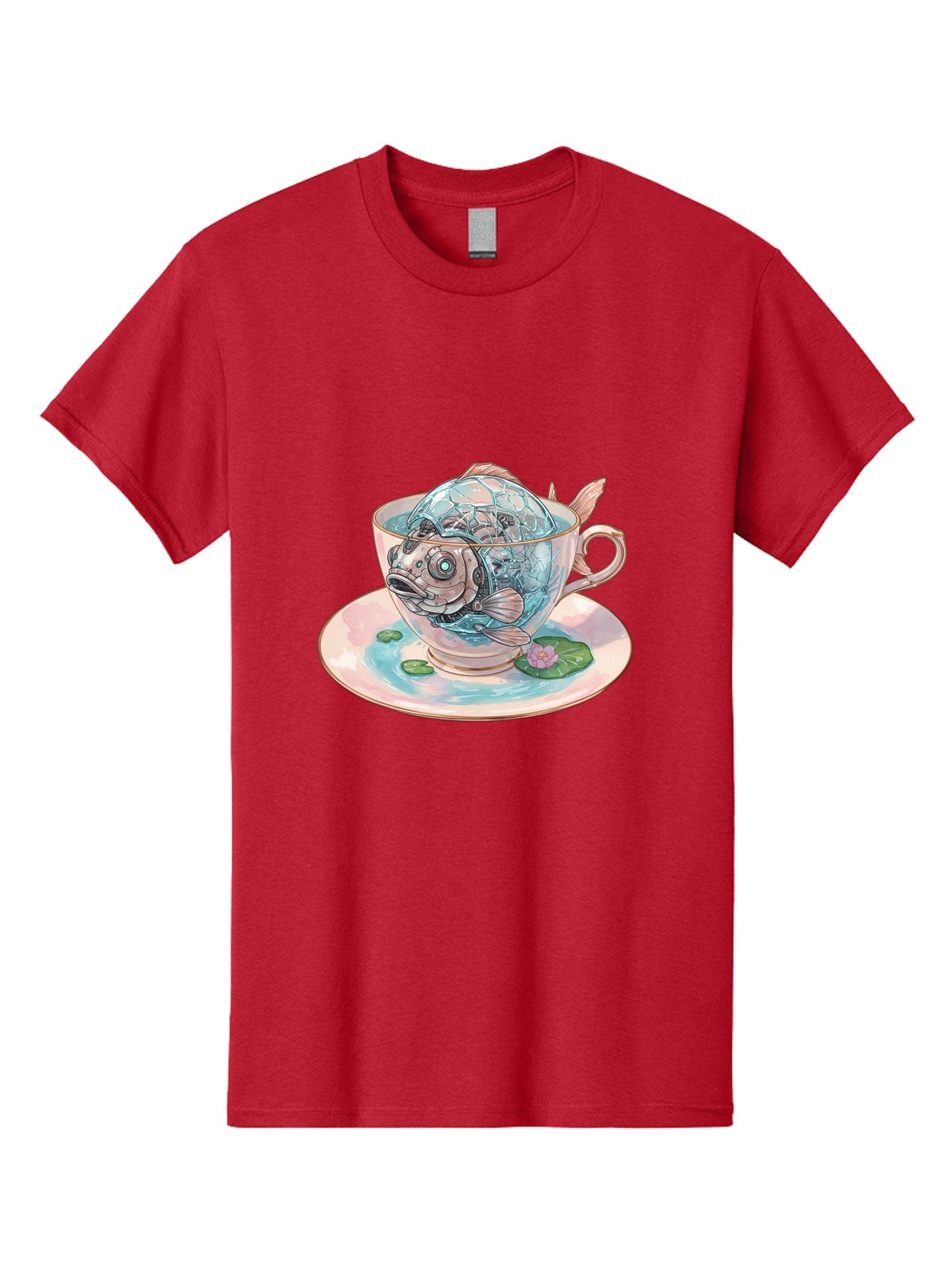 Fish-In-Teacup-4 Men'S Graphic Tee, 100% Cotton, Comfortable Casual Summer Wear, Machine Washable, Vintage Camera, Old Camera, Antique Camera, Black Camera, Classic Photography, Photography Equipment, Nostalgic Device, Film Camera, Camera Art Bak557 13