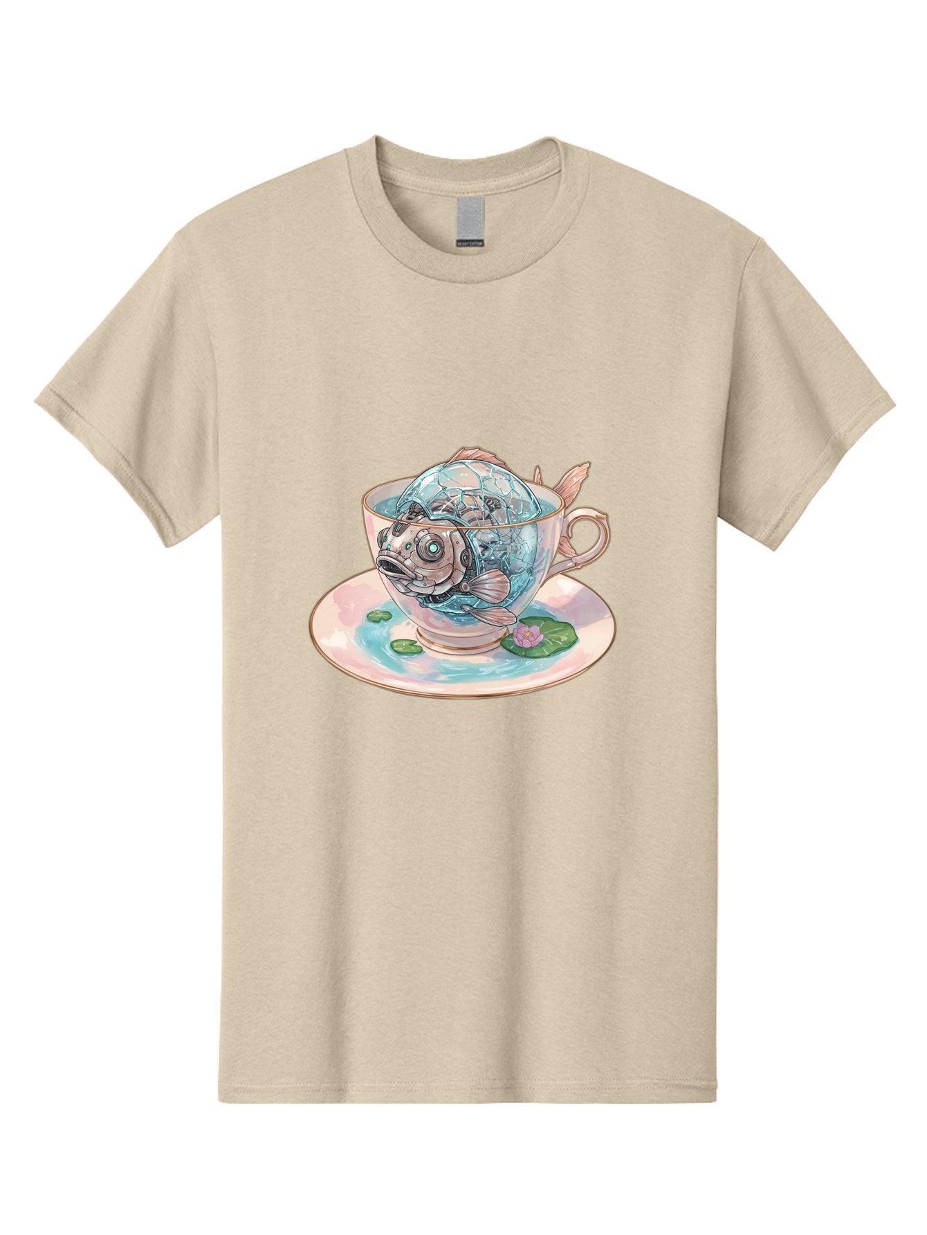 Fish-In-Teacup-4 Men'S Graphic Tee, 100% Cotton, Comfortable Casual Summer Wear, Machine Washable, Vintage Camera, Old Camera, Antique Camera, Black Camera, Classic Photography, Photography Equipment, Nostalgic Device, Film Camera, Camera Art Bak557 12