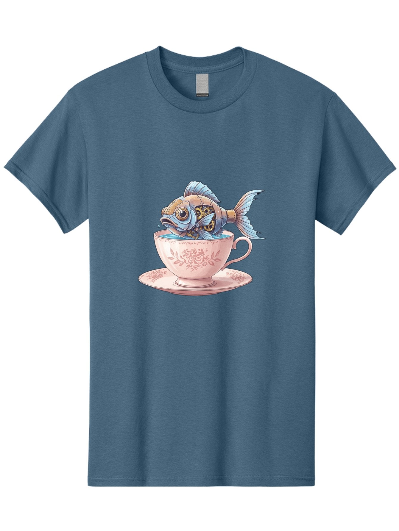 Fish-In-Teacup Men'S Graphic Tee, 100% Cotton, Comfortable Casual Summer Wear, Machine Washable, Vintage Camera, Old Camera, Antique Camera, Black Camera, Classic Photography, Photography Equipment, Nostalgic Device, Film Camera, Camera Art Bak558 3