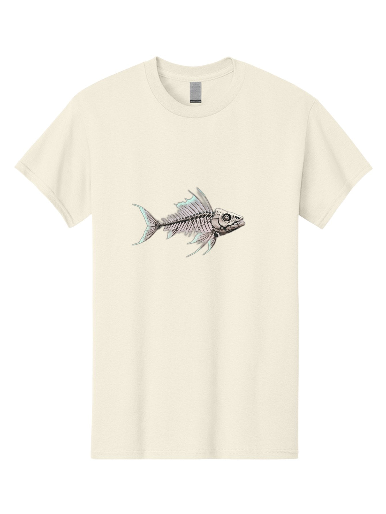 Fish-Skeleton Men'S Graphic Tee, 100% Cotton, Comfortable Casual Summer Wear, Machine Washable, Vintage Camera, Old Camera, Antique Camera, Black Camera, Classic Photography, Photography Equipment, Nostalgic Device, Film Camera, Camera Art Bak560 7