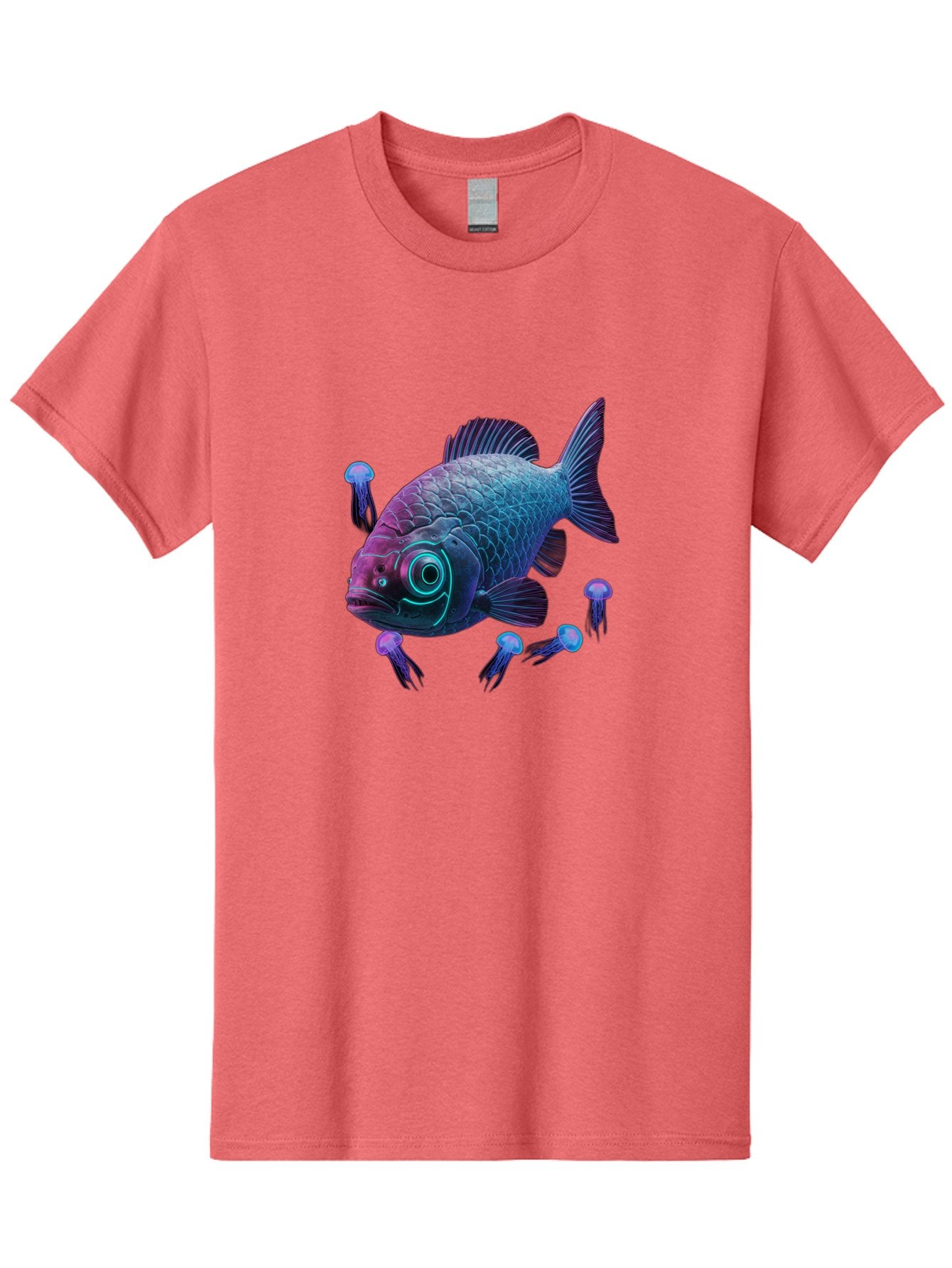 Fish-With-Jellyfish Men'S Graphic Tee, 100% Cotton, Comfortable Casual Summer Wear, Machine Washable, Vintage Camera, Old Camera, Antique Camera, Black Camera, Classic Photography, Photography Equipment, Nostalgic Device, Film Camera, Bak561