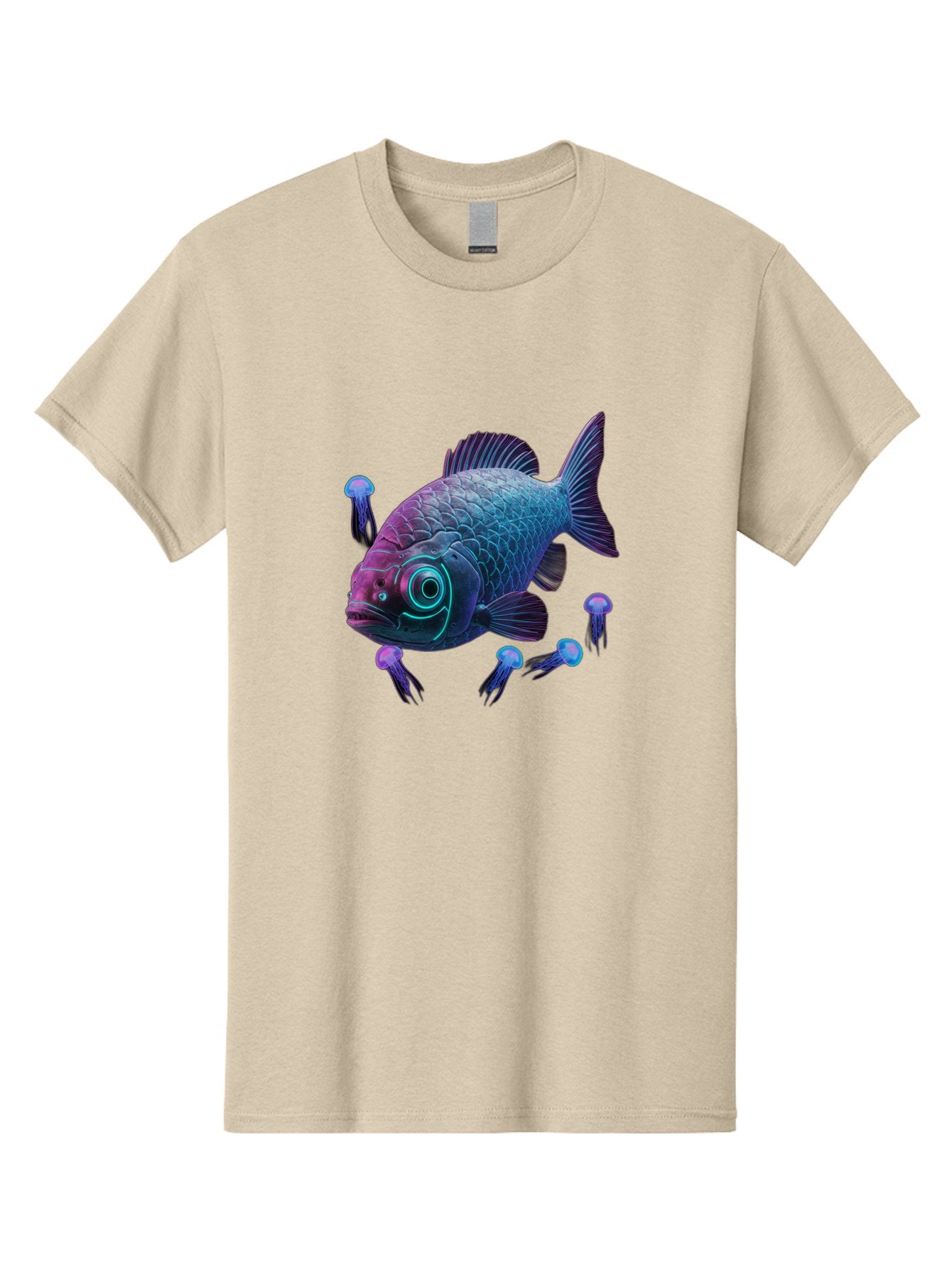 Fish-With-Jellyfish Men'S Graphic Tee, 100% Cotton, Comfortable Casual Summer Wear, Machine Washable, Vintage Camera, Old Camera, Antique Camera, Black Camera, Classic Photography, Photography Equipment, Nostalgic Device, Film Camera, Bak561 7