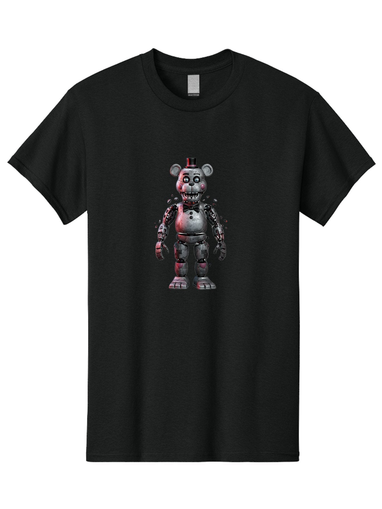 Five-Nights-At-Freddy-S-Character Men'S Graphic Tee, 100% Cotton, Comfortable Casual Summer Wear, Machine Washable, Vintage Camera, Old Camera, Antique Camera, Black Camera, Classic Photography, Photography Equipment, Nostalgic Device, Bak563 15