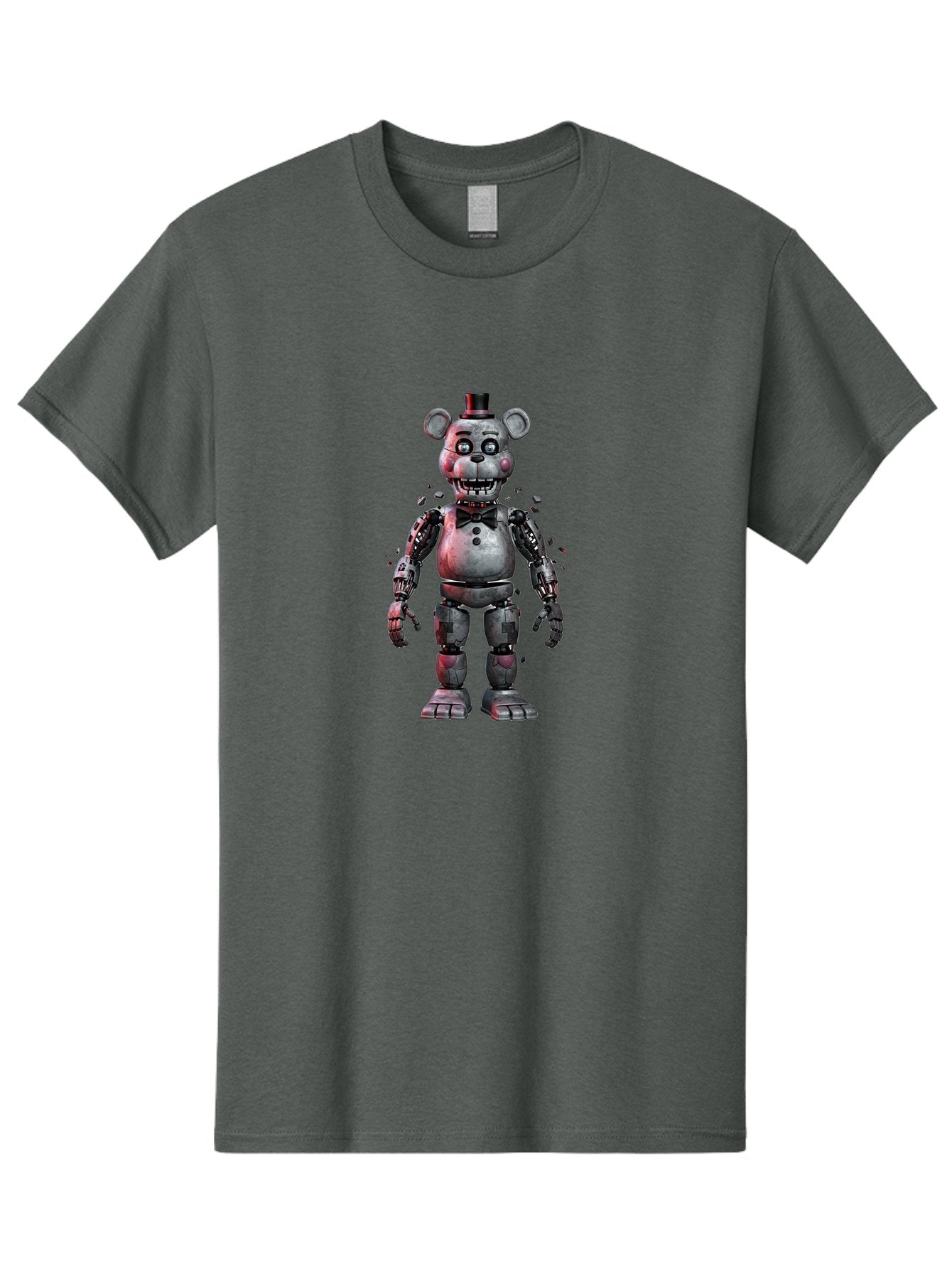 Five-Nights-At-Freddy-S-Character Men'S Graphic Tee, 100% Cotton, Comfortable Casual Summer Wear, Machine Washable, Vintage Camera, Old Camera, Antique Camera, Black Camera, Classic Photography, Photography Equipment, Nostalgic Device, Bak563 3