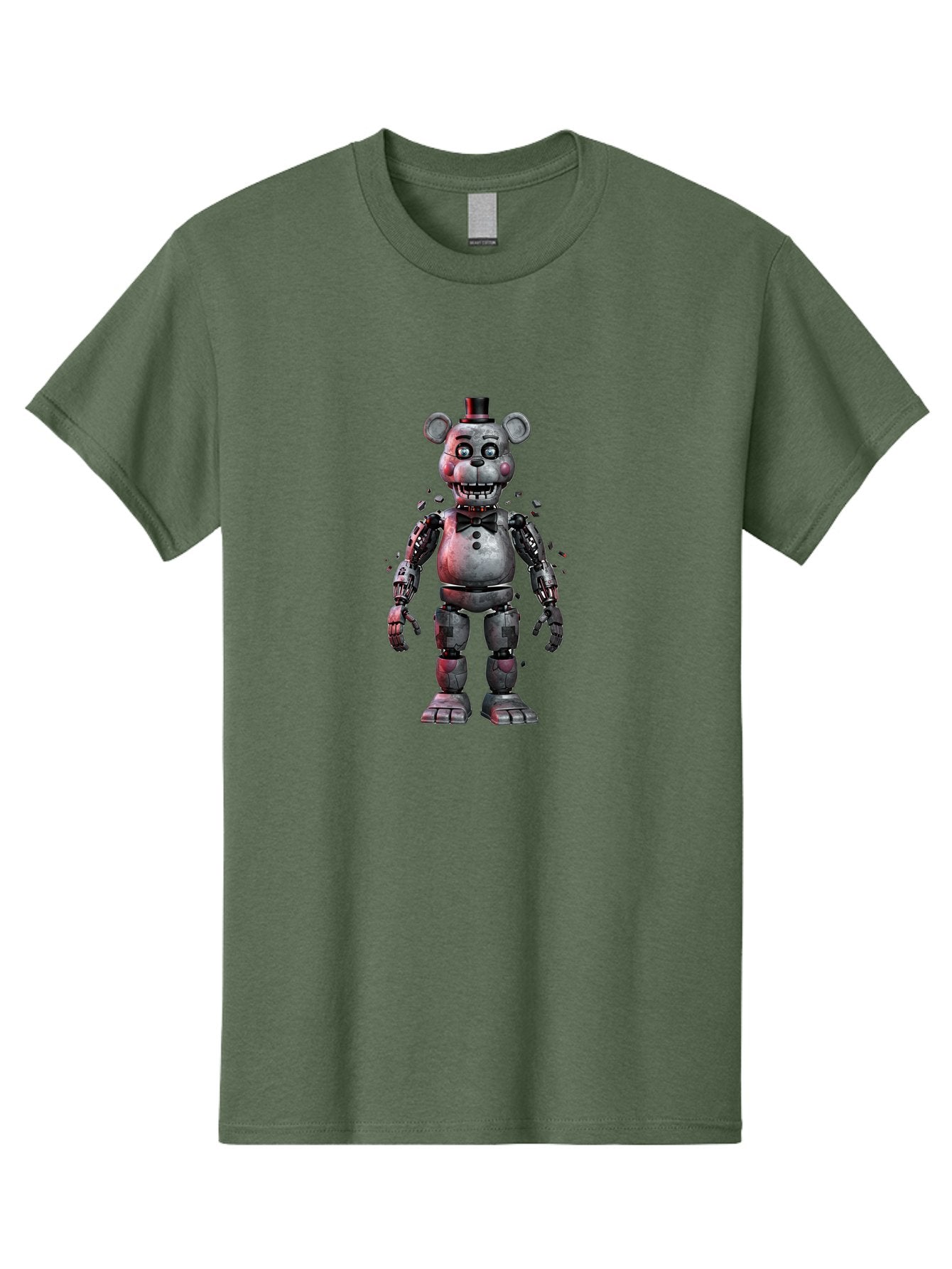 Five-Nights-At-Freddy-S-Character Men'S Graphic Tee, 100% Cotton, Comfortable Casual Summer Wear, Machine Washable, Vintage Camera, Old Camera, Antique Camera, Black Camera, Classic Photography, Photography Equipment, Nostalgic Device, Bak563 14