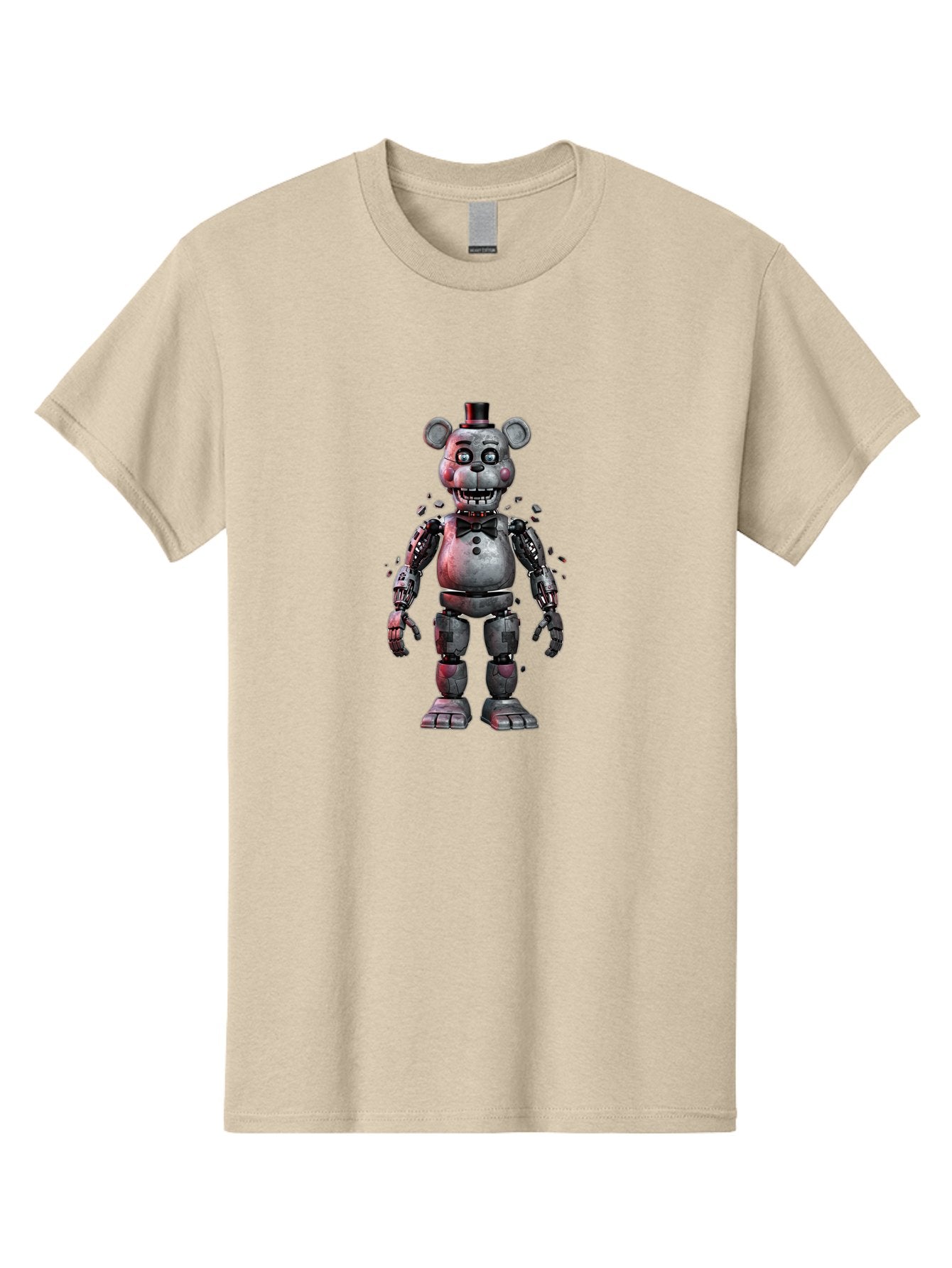 Five-Nights-At-Freddy-S-Character Men'S Graphic Tee, 100% Cotton, Comfortable Casual Summer Wear, Machine Washable, Vintage Camera, Old Camera, Antique Camera, Black Camera, Classic Photography, Photography Equipment, Nostalgic Device, Bak563 11