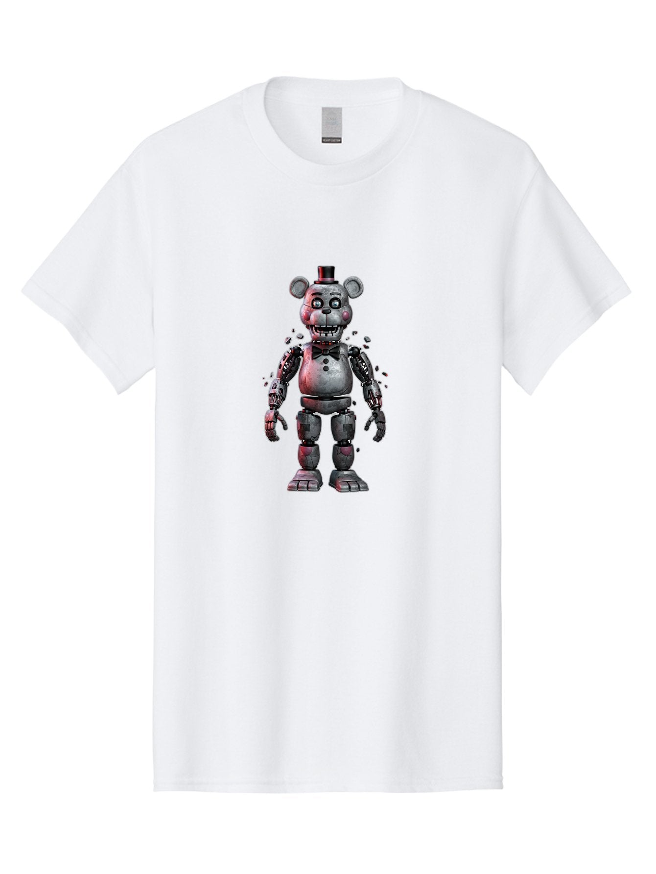 Five-Nights-At-Freddy-S-Character Men'S Graphic Tee, 100% Cotton, Comfortable Casual Summer Wear, Machine Washable, Vintage Camera, Old Camera, Antique Camera, Black Camera, Classic Photography, Photography Equipment, Nostalgic Device, Bak563 13