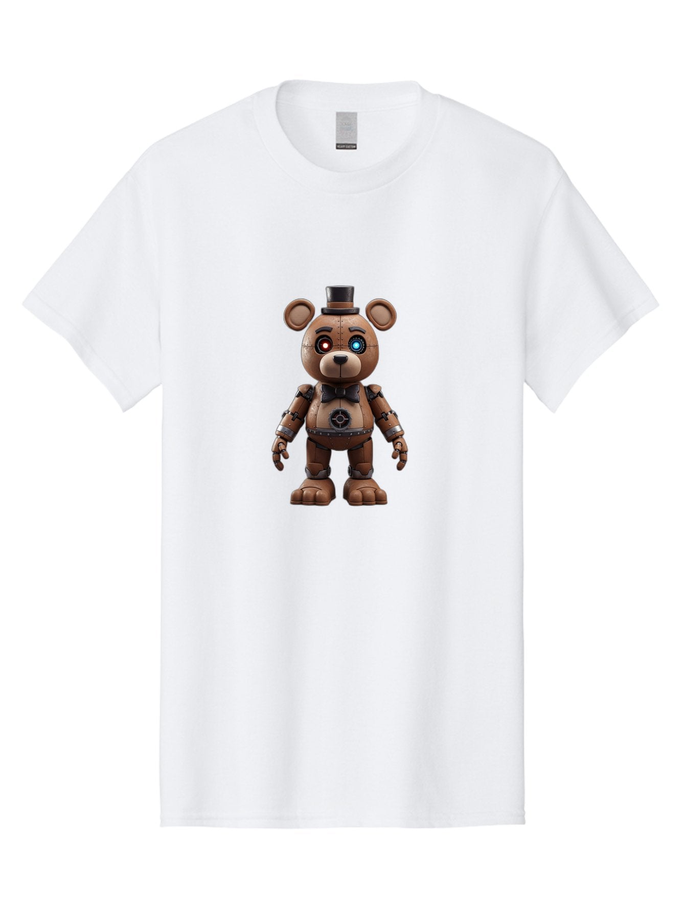 Five-Nights-At-Freddy-S-Golden-Freddy Men'S Graphic Tee, 100% Cotton, Comfortable Casual Summer Wear, Machine Washable, Vintage Camera, Old Camera, Antique Camera, Black Camera, Classic Photography, Photography Equipment, Nostalgic Device, Bak567