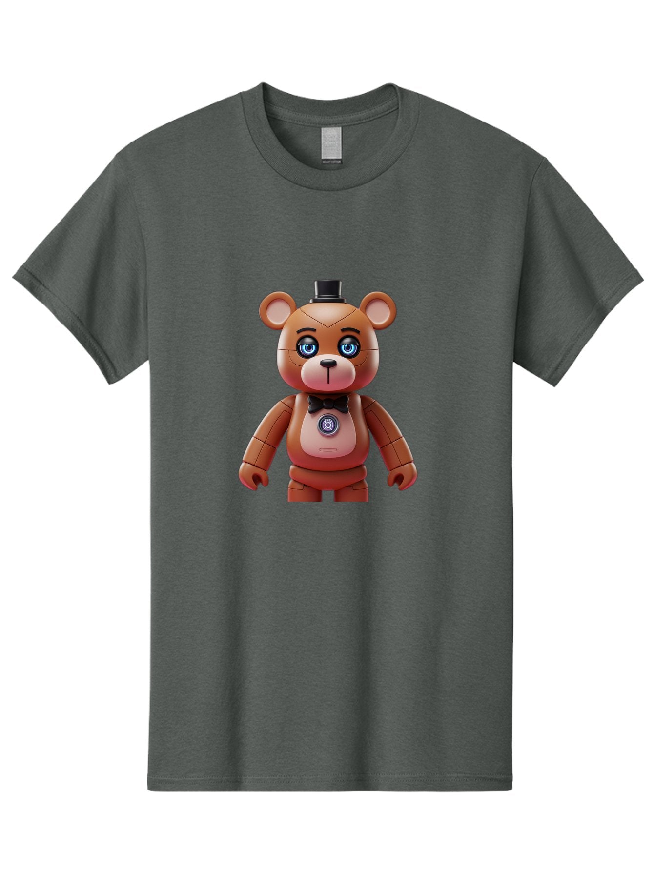Five-Nights-At-Freddy-S-Teddy-Bear Men'S Graphic Tee, 100% Cotton, Comfortable Casual Summer Wear, Machine Washable, Vintage Camera, Old Camera, Antique Camera, Black Camera, Classic Photography, Photography Equipment, Nostalgic Device, Bak568
