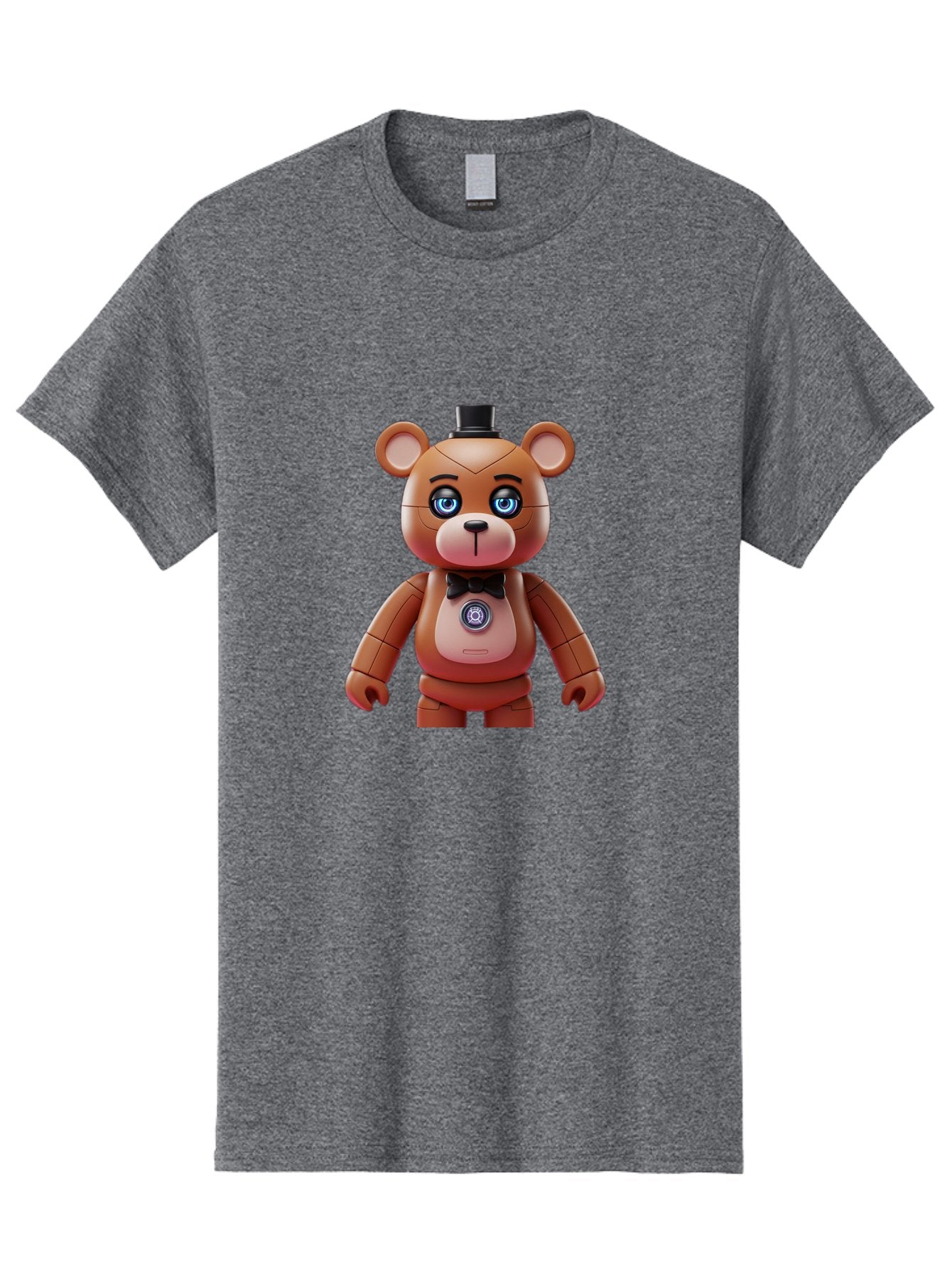 Five-Nights-At-Freddy-S-Teddy-Bear Men'S Graphic Tee, 100% Cotton, Comfortable Casual Summer Wear, Machine Washable, Vintage Camera, Old Camera, Antique Camera, Black Camera, Classic Photography, Photography Equipment, Nostalgic Device, Bak568 12