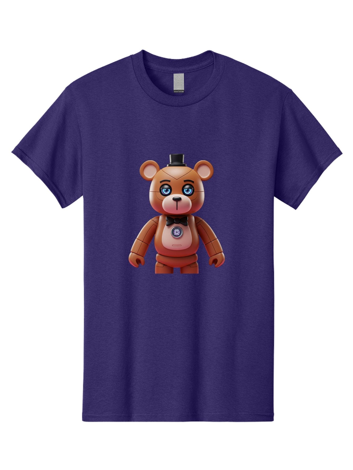 Five-Nights-At-Freddy-S-Teddy-Bear Men'S Graphic Tee, 100% Cotton, Comfortable Casual Summer Wear, Machine Washable, Vintage Camera, Old Camera, Antique Camera, Black Camera, Classic Photography, Photography Equipment, Nostalgic Device, Bak568 9