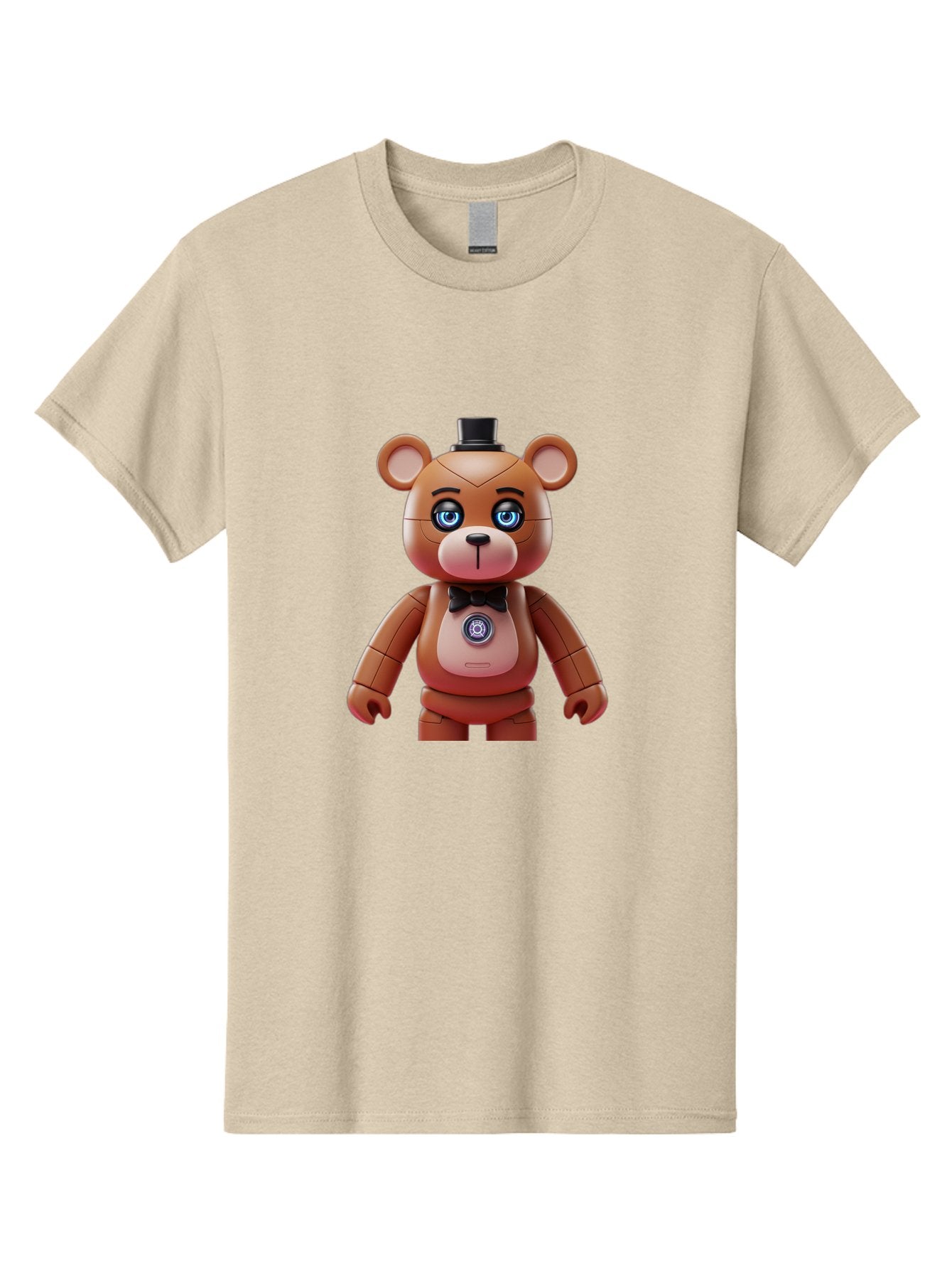 Five-Nights-At-Freddy-S-Teddy-Bear Men'S Graphic Tee, 100% Cotton, Comfortable Casual Summer Wear, Machine Washable, Vintage Camera, Old Camera, Antique Camera, Black Camera, Classic Photography, Photography Equipment, Nostalgic Device, Bak568 10