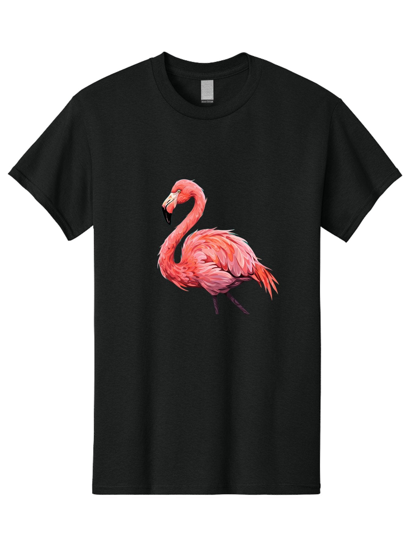 Flamingo-15 Men'S Graphic Tee, 100% Cotton, Comfortable Casual Summer Wear, Machine Washable, Vintage Camera, Old Camera, Antique Camera, Black Camera, Classic Photography, Photography Equipment, Nostalgic Device, Film Camera, Camera Art Bak579 9