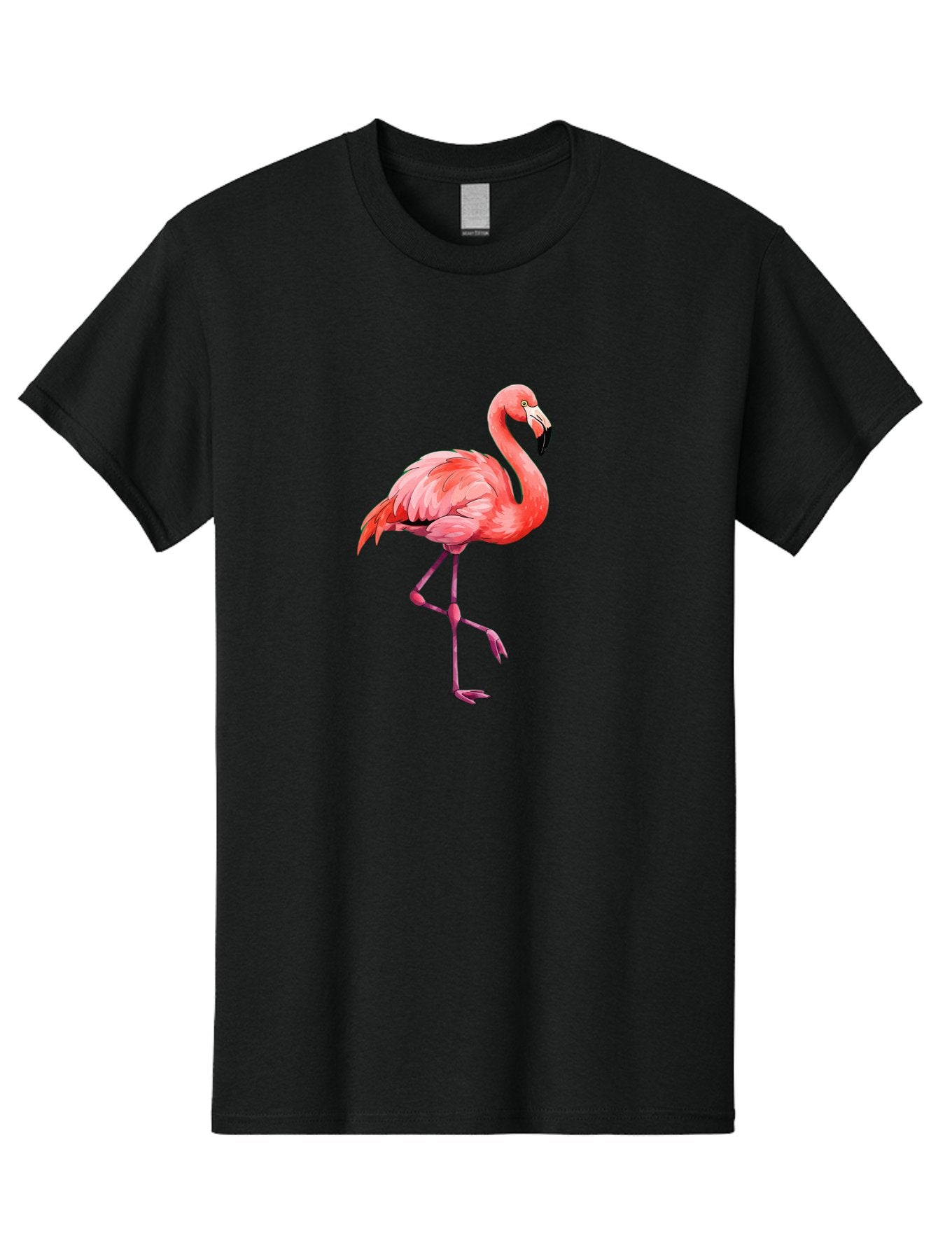 Flamingo-17 Men'S Graphic Tee, 100% Cotton, Comfortable Casual Summer Wear, Machine Washable, Vintage Camera, Old Camera, Antique Camera, Black Camera, Classic Photography, Photography Equipment, Nostalgic Device, Film Camera, Camera Art Bak581
