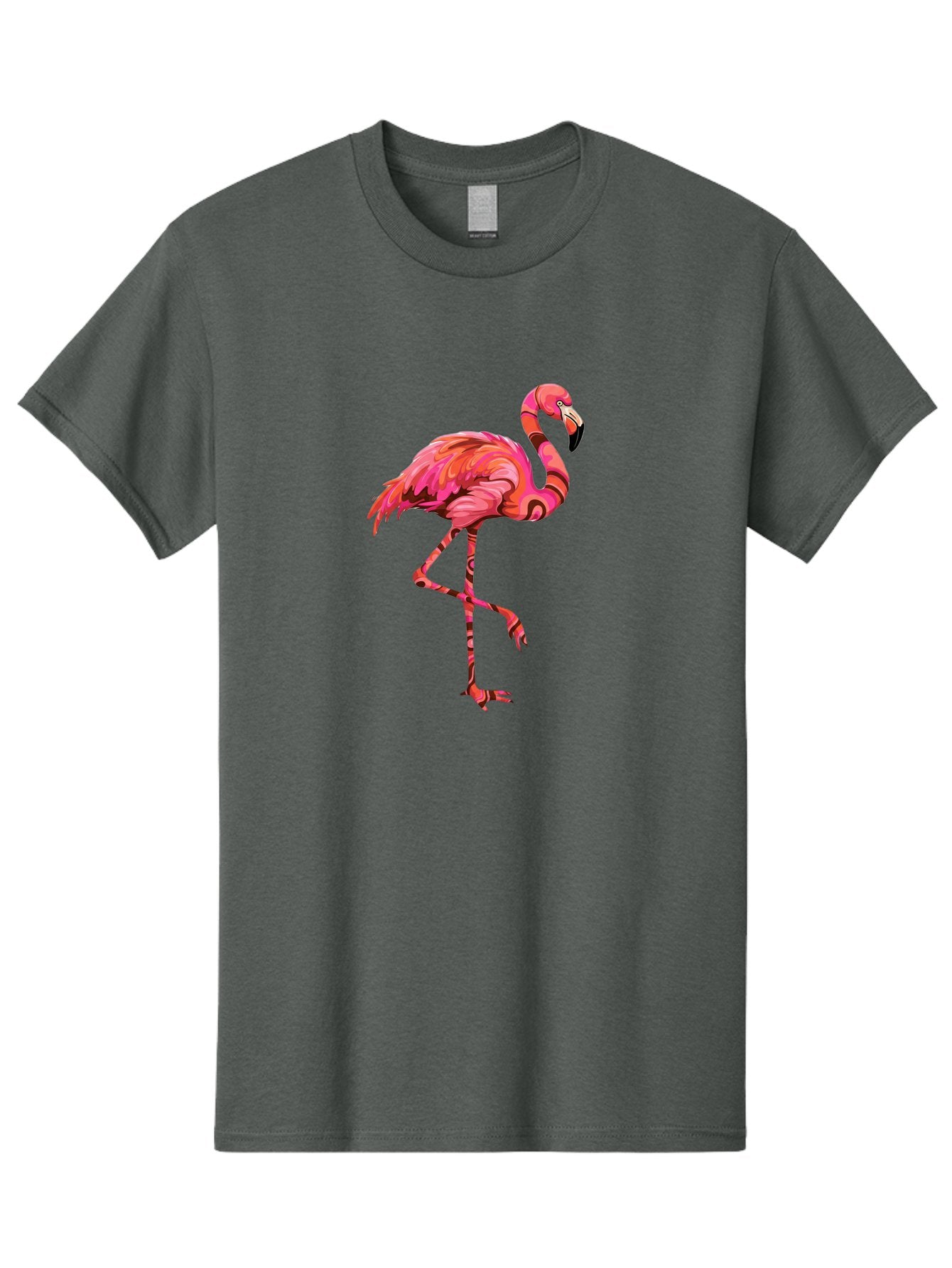 Flamingo-5 Men'S Graphic Tee, 100% Cotton, Comfortable Casual Summer Wear, Machine Washable, Vintage Camera, Old Camera, Antique Camera, Black Camera, Classic Photography, Photography Equipment, Nostalgic Device, Film Camera, Camera Art Bak588 6