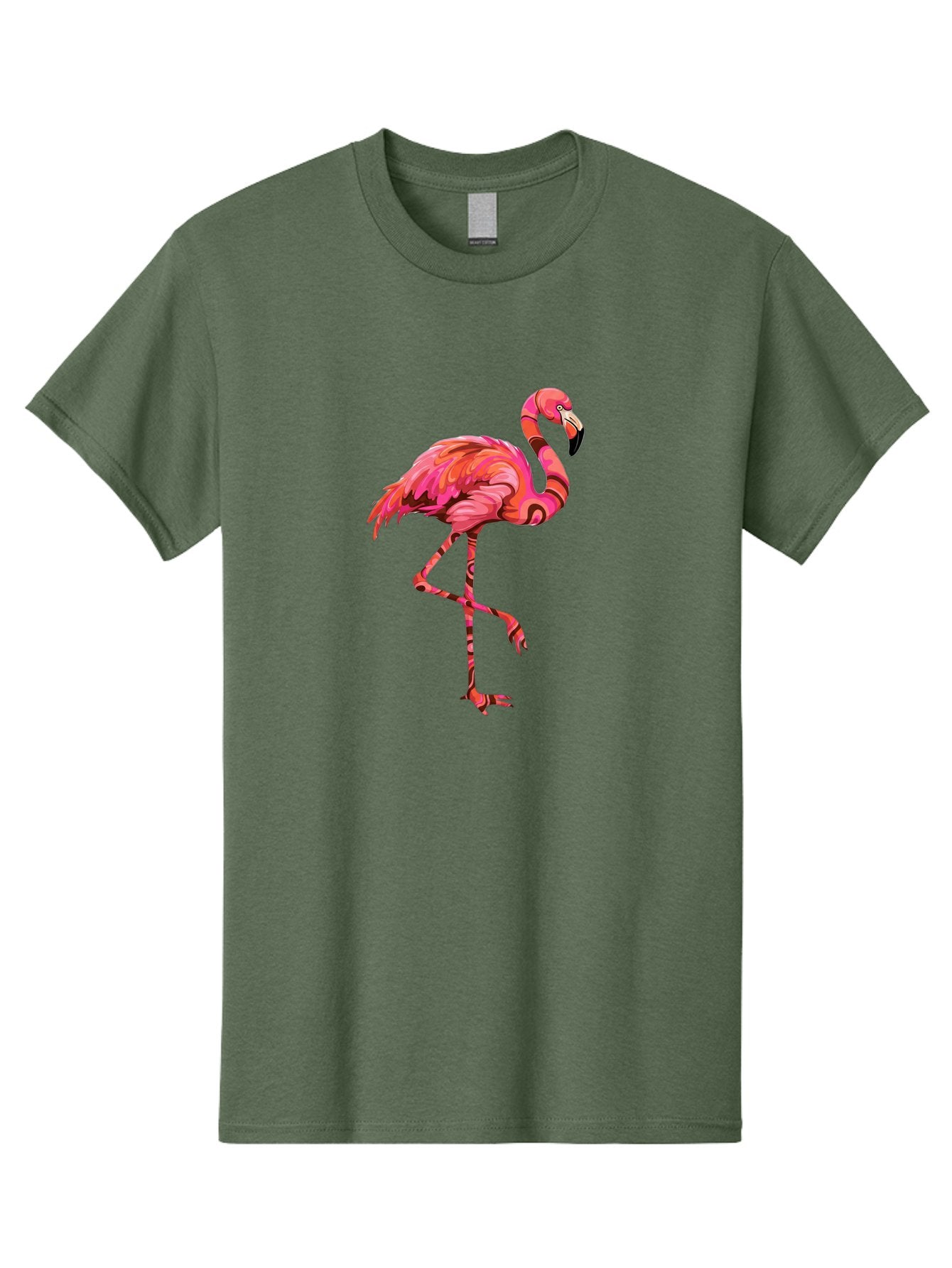 Flamingo-5 Men'S Graphic Tee, 100% Cotton, Comfortable Casual Summer Wear, Machine Washable, Vintage Camera, Old Camera, Antique Camera, Black Camera, Classic Photography, Photography Equipment, Nostalgic Device, Film Camera, Camera Art Bak588 8