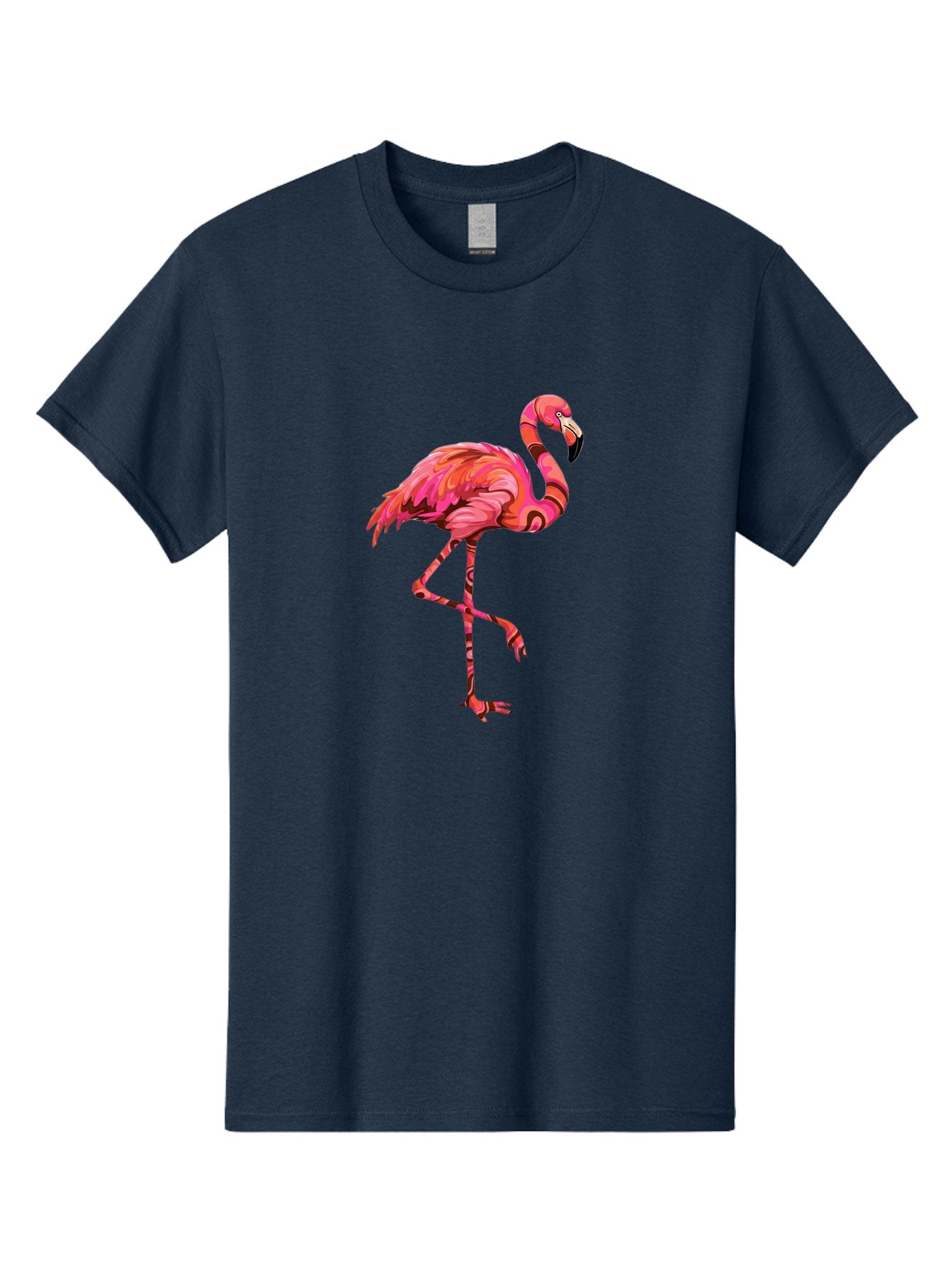 Flamingo-5 Men'S Graphic Tee, 100% Cotton, Comfortable Casual Summer Wear, Machine Washable, Vintage Camera, Old Camera, Antique Camera, Black Camera, Classic Photography, Photography Equipment, Nostalgic Device, Film Camera, Camera Art Bak588 5