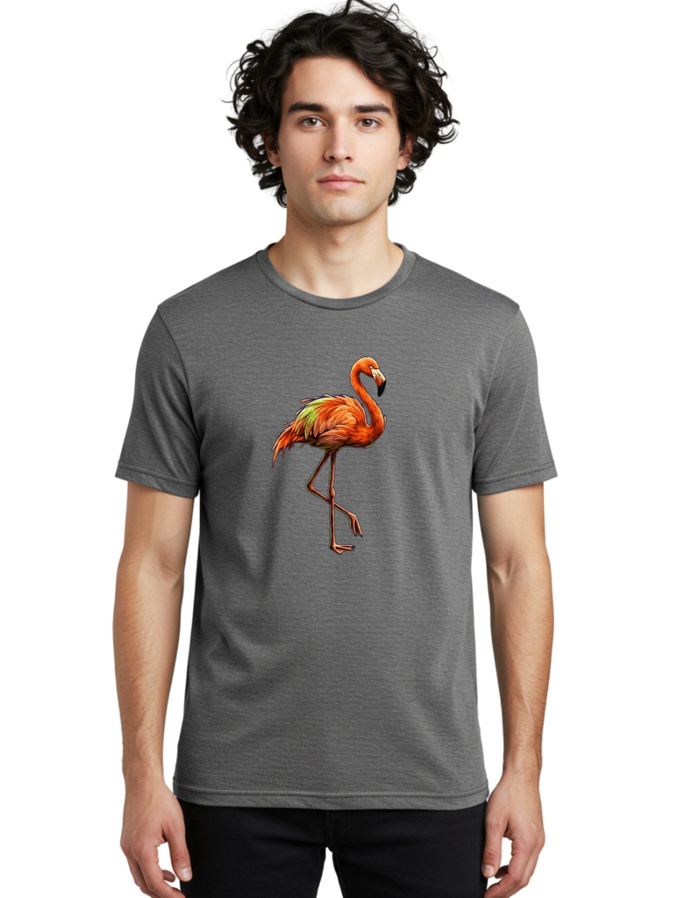 Flamingo-6 Men'S Graphic Tee, 100% Cotton, Comfortable Casual Summer Wear, Machine Washable, Vintage Camera, Old Camera, Antique Camera, Black Camera, Classic Photography, Photography Equipment, Nostalgic Device, Film Camera, Camera Art Bak589 18