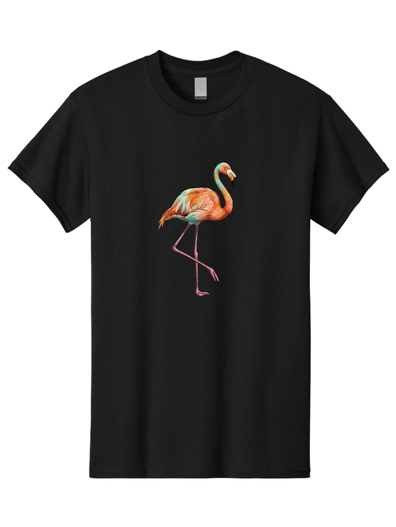 Flamingo-8 Men'S Graphic Tee, 100% Cotton, Comfortable Casual Summer Wear, Machine Washable, Vintage Camera, Old Camera, Antique Camera, Black Camera, Classic Photography, Photography Equipment, Nostalgic Device, Film Camera, Camera Art Bak591 11