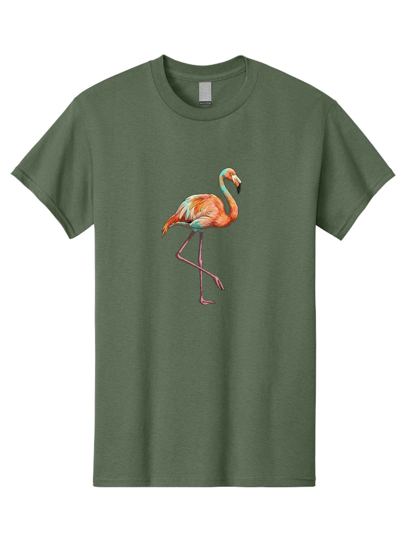 Flamingo-8 Men'S Graphic Tee, 100% Cotton, Comfortable Casual Summer Wear, Machine Washable, Vintage Camera, Old Camera, Antique Camera, Black Camera, Classic Photography, Photography Equipment, Nostalgic Device, Film Camera, Camera Art Bak591 8