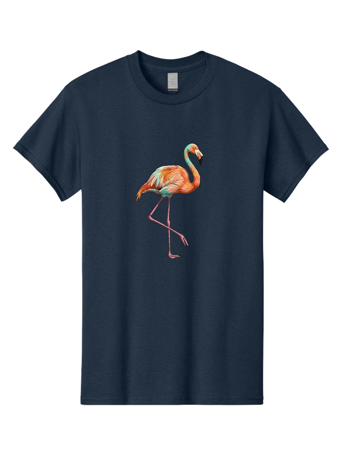 Flamingo-8 Men'S Graphic Tee, 100% Cotton, Comfortable Casual Summer Wear, Machine Washable, Vintage Camera, Old Camera, Antique Camera, Black Camera, Classic Photography, Photography Equipment, Nostalgic Device, Film Camera, Camera Art Bak591