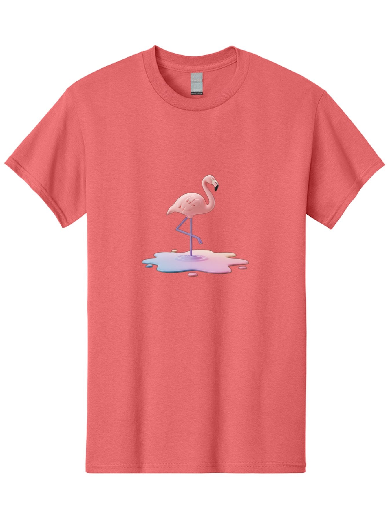 Flamingo-In-Paint Men'S Graphic Tee, 100% Cotton, Comfortable Casual Summer Wear, Machine Washable, Vintage Camera, Old Camera, Antique Camera, Black Camera, Classic Photography, Photography Equipment, Nostalgic Device, Film Camera, Camera Art Bak597 13