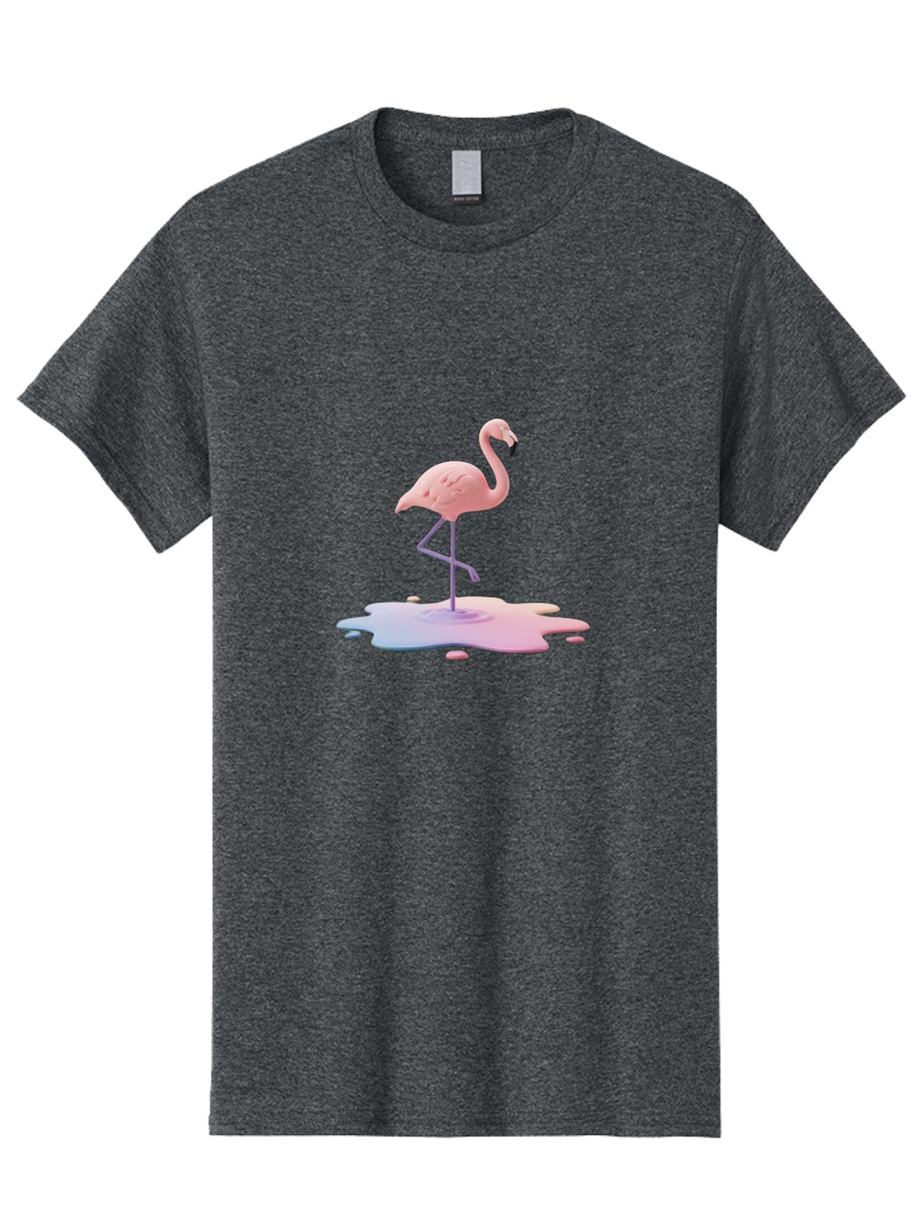 Flamingo-In-Paint Men'S Graphic Tee, 100% Cotton, Comfortable Casual Summer Wear, Machine Washable, Vintage Camera, Old Camera, Antique Camera, Black Camera, Classic Photography, Photography Equipment, Nostalgic Device, Film Camera, Camera Art Bak597 10