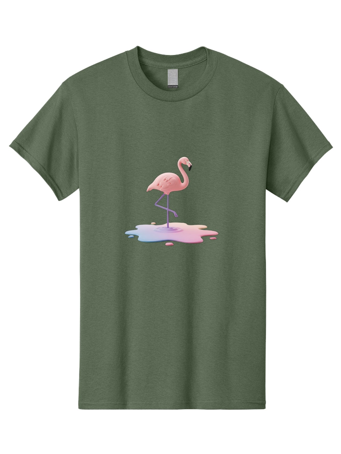 Flamingo-In-Paint Men'S Graphic Tee, 100% Cotton, Comfortable Casual Summer Wear, Machine Washable, Vintage Camera, Old Camera, Antique Camera, Black Camera, Classic Photography, Photography Equipment, Nostalgic Device, Film Camera, Camera Art Bak597 11
