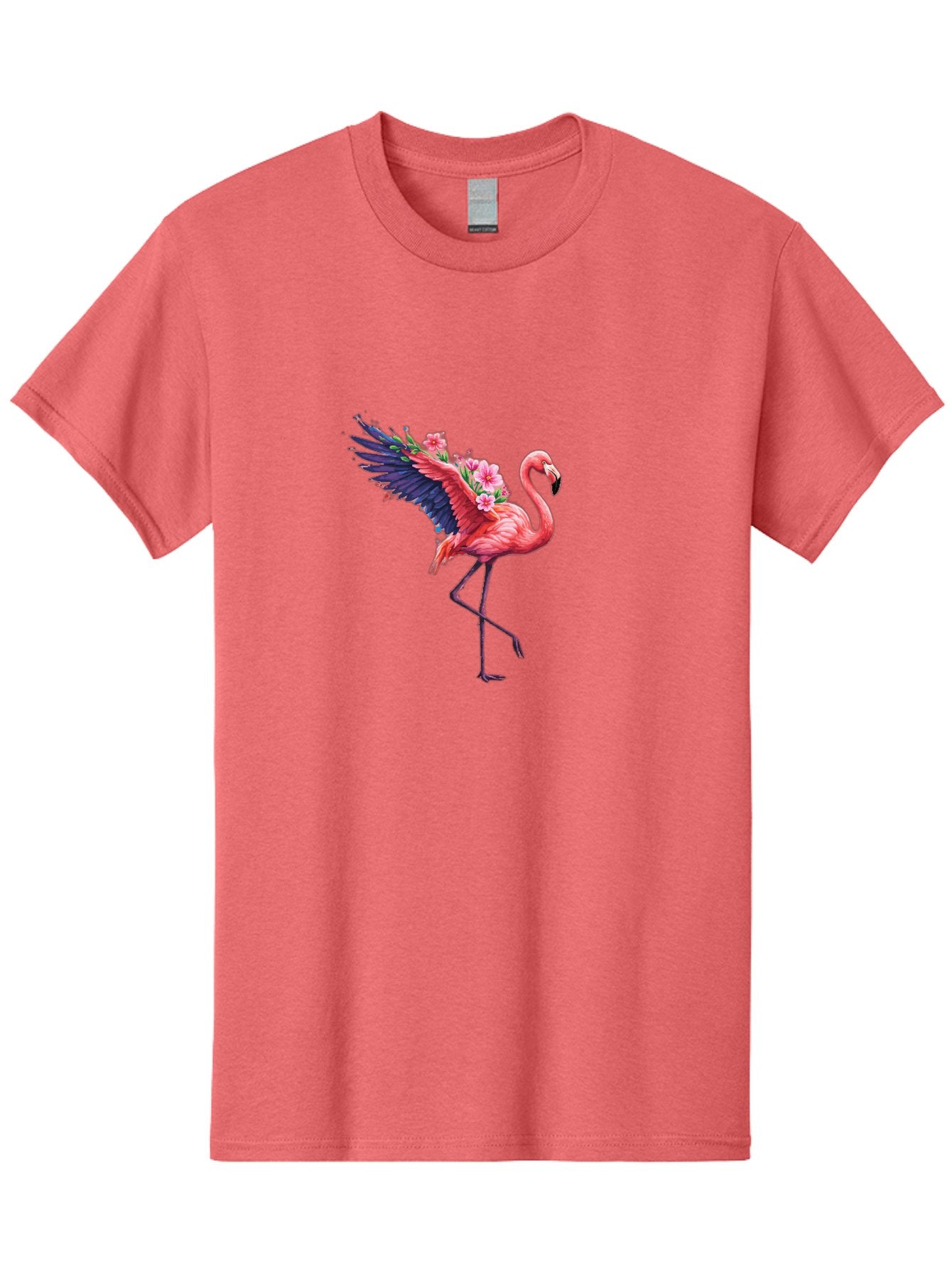Flamingo-With-Flowers-1 Men'S Graphic Tee, 100% Cotton, Comfortable Casual Summer Wear, Machine Washable, Vintage Camera, Old Camera, Antique Camera, Black Camera, Classic Photography, Photography Equipment, Nostalgic Device, Film Camera, Bak600 14