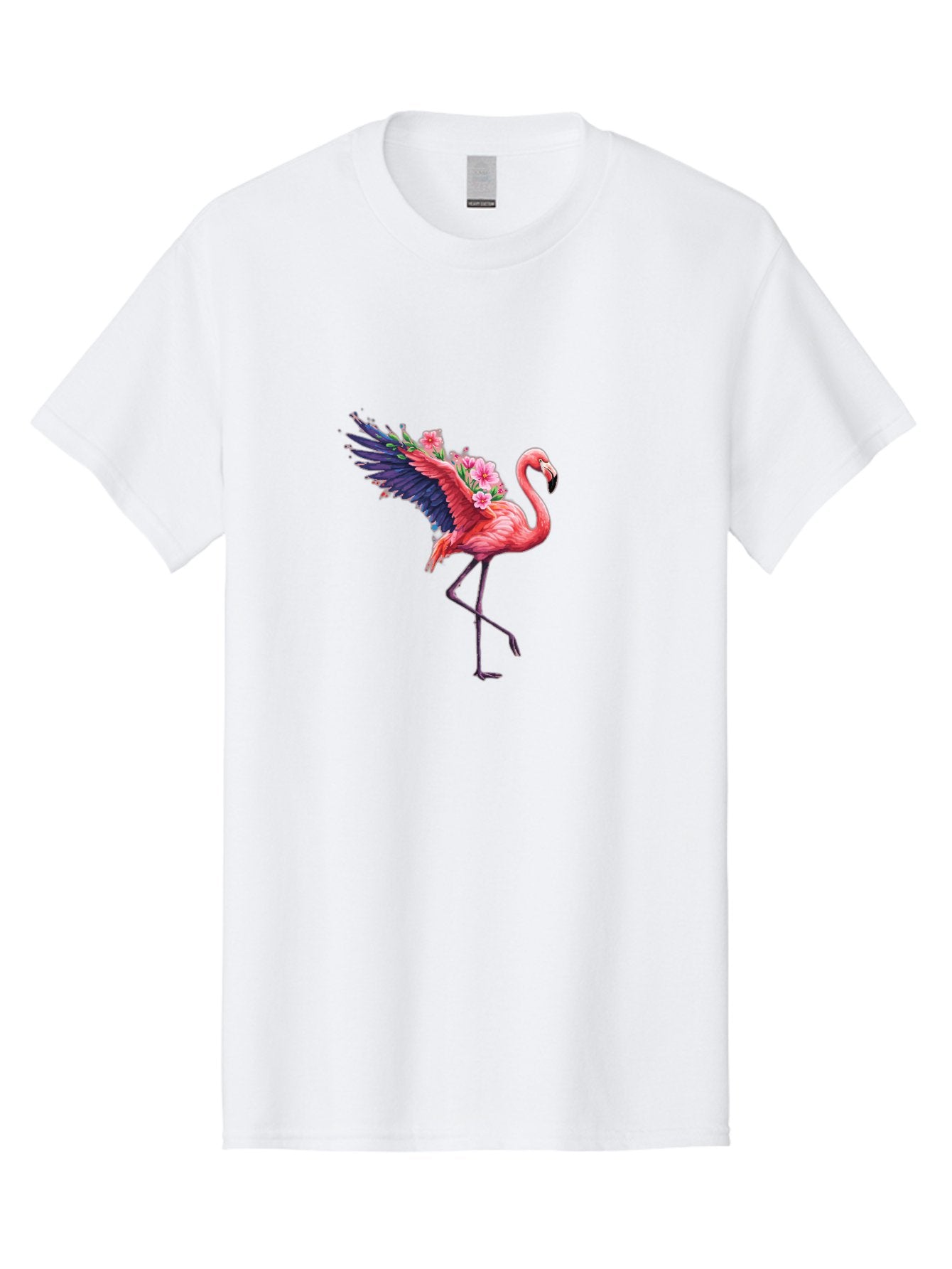 Flamingo-With-Flowers-1 Men'S Graphic Tee, 100% Cotton, Comfortable Casual Summer Wear, Machine Washable, Vintage Camera, Old Camera, Antique Camera, Black Camera, Classic Photography, Photography Equipment, Nostalgic Device, Film Camera, Bak600 10