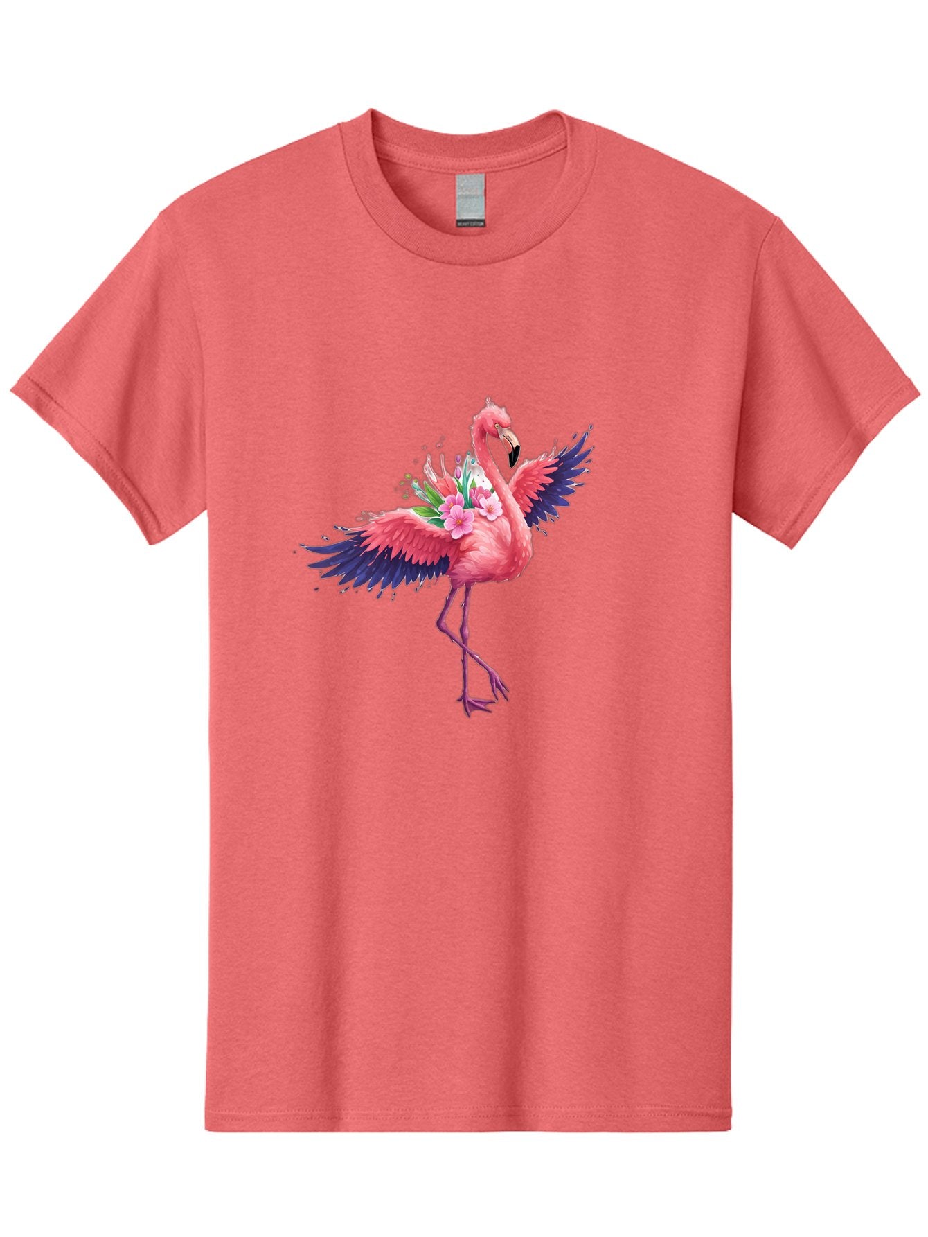 Flamingo-With-Flowers-3 Men'S Graphic Tee, 100% Cotton, Comfortable Casual Summer Wear, Machine Washable, Vintage Camera, Old Camera, Antique Camera, Black Camera, Classic Photography, Photography Equipment, Nostalgic Device, Film Camera, Bak602 11