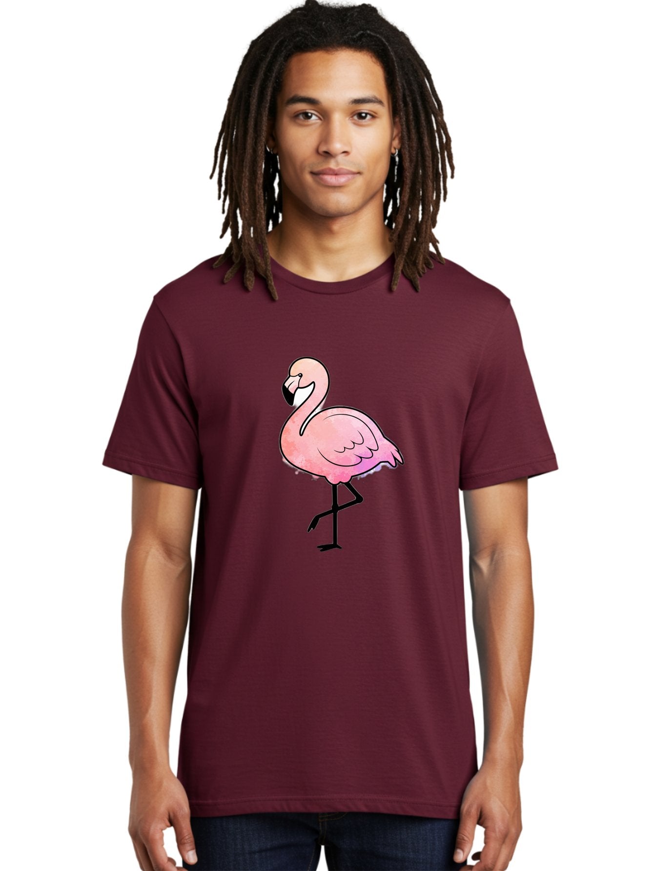 Flamingo Men'S Graphic Tee, 100% Cotton, Comfortable Casual Summer Wear, Machine Washable, Vintage Camera, Old Camera, Antique Camera, Black Camera, Classic Photography, Photography Equipment, Nostalgic Device, Film Camera, Camera Art Bak605 16