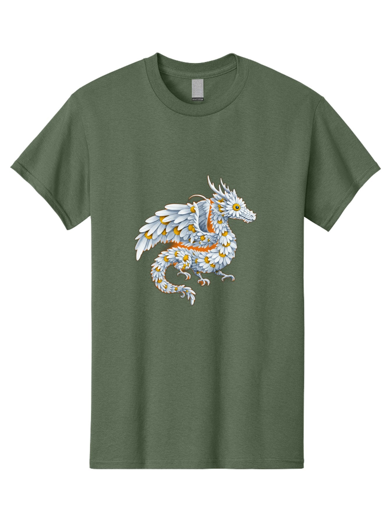 Floral-Dragon-1 Men'S Graphic Tee, 100% Cotton, Comfortable Casual Summer Wear, Machine Washable, Vintage Camera, Old Camera, Antique Camera, Black Camera, Classic Photography, Photography Equipment, Nostalgic Device, Film Camera, Camera Art Bak608 4