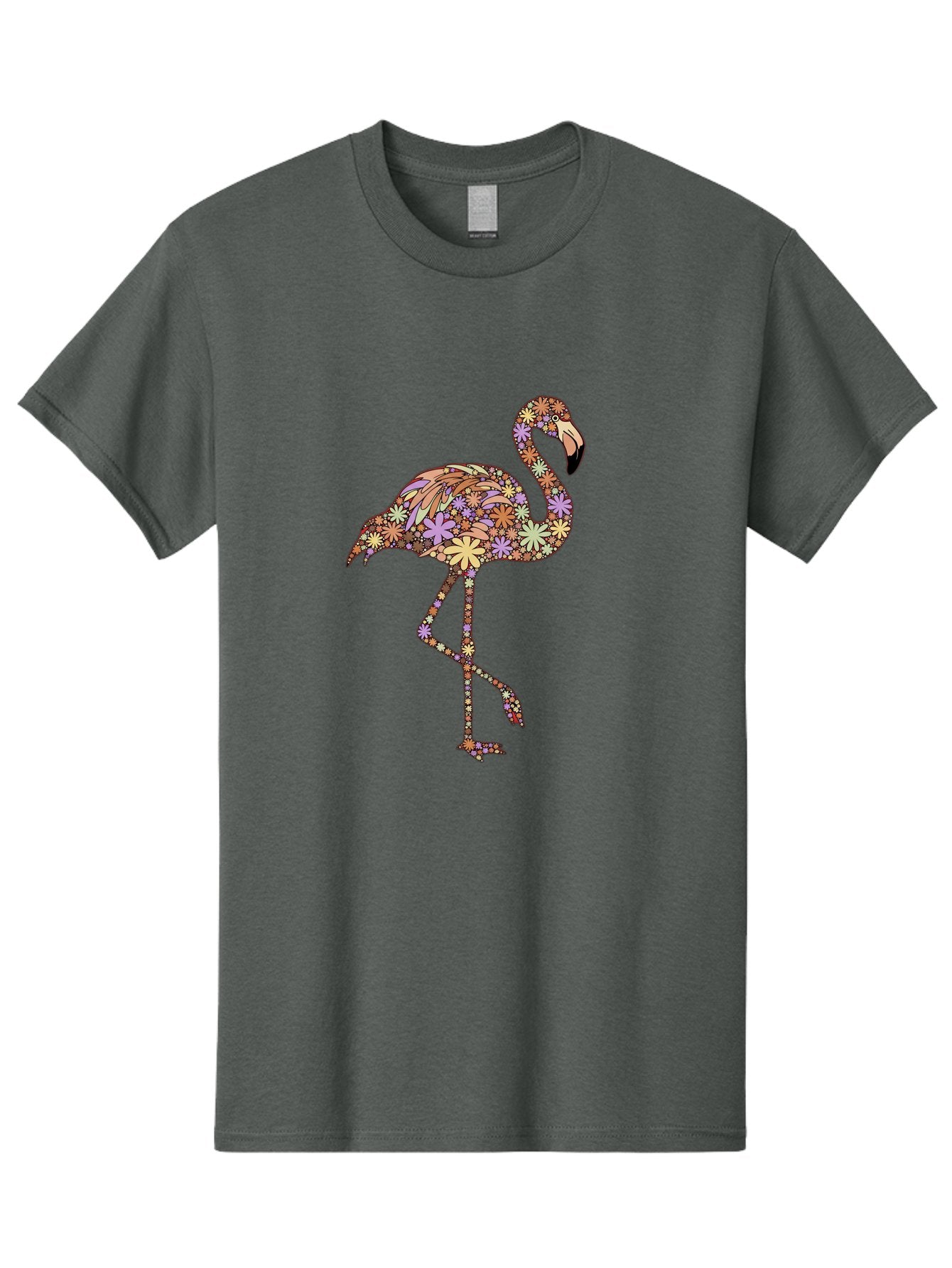 Floral-Flamingo Men'S Graphic Tee, 100% Cotton, Comfortable Casual Summer Wear, Machine Washable, Vintage Camera, Old Camera, Antique Camera, Black Camera, Classic Photography, Photography Equipment, Nostalgic Device, Film Camera, Camera Art Bak611 7